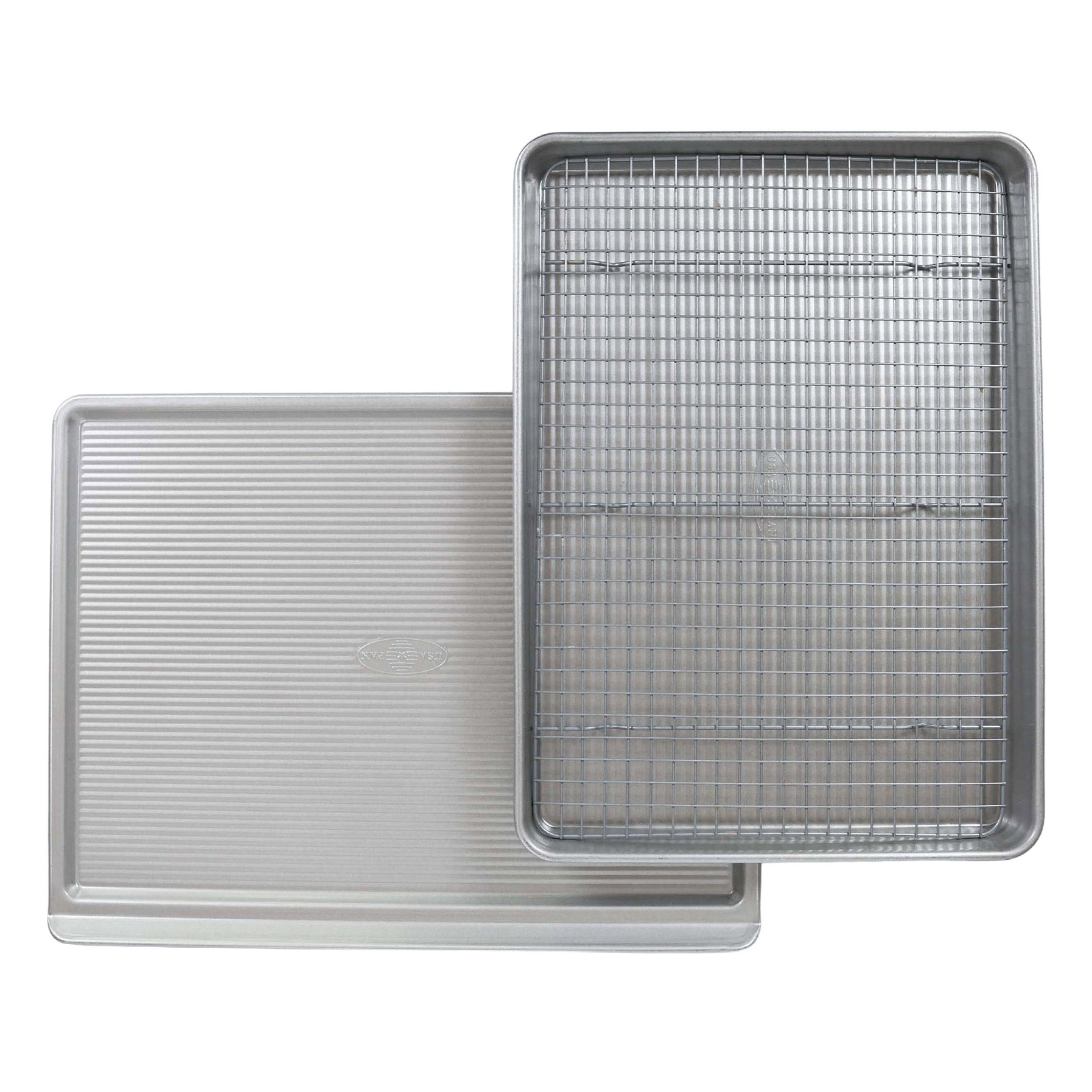 USA Pan Half Sheet, Cookie Sheet & Cooling Rack Set