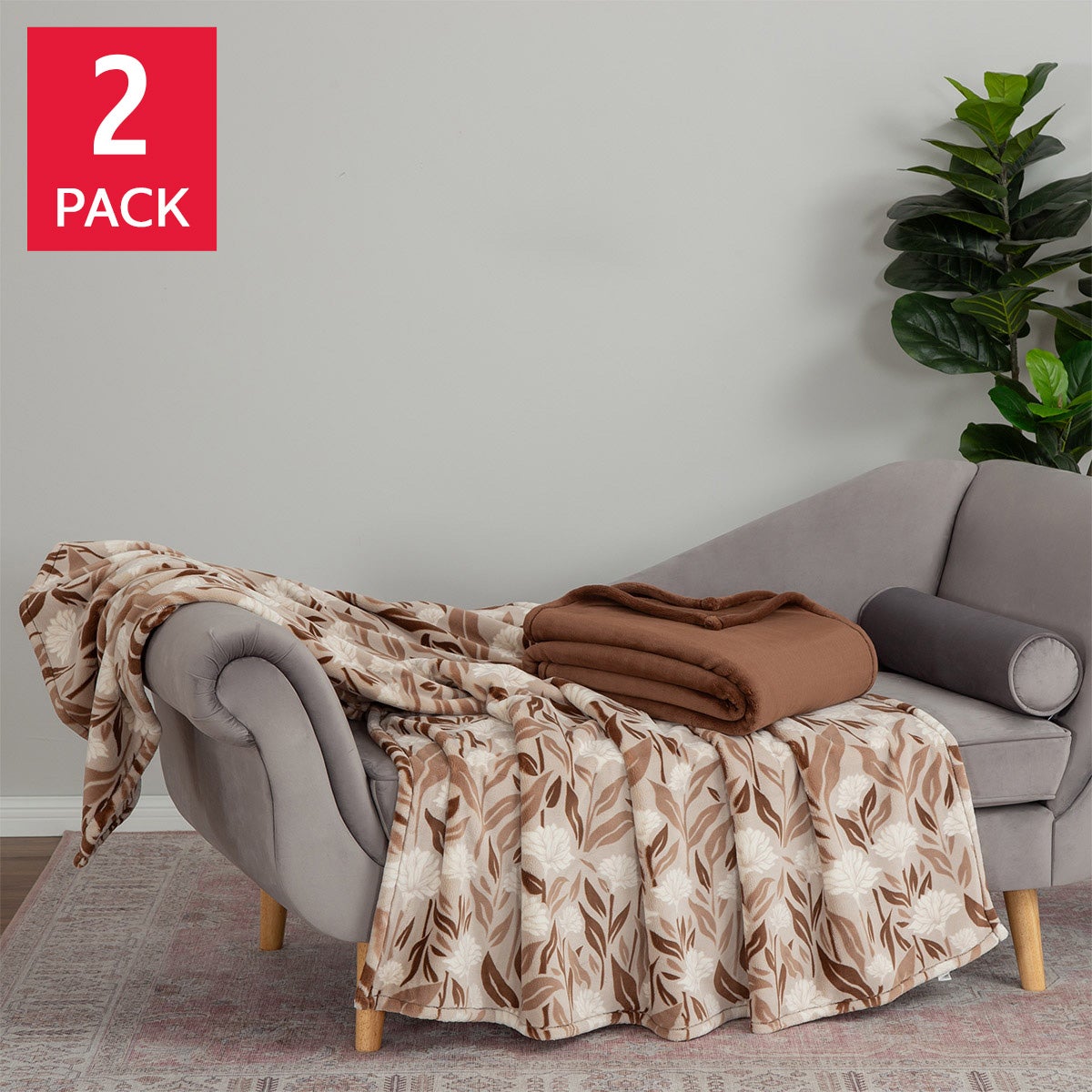 Berkshire PrimaLush Throw 2-pack
