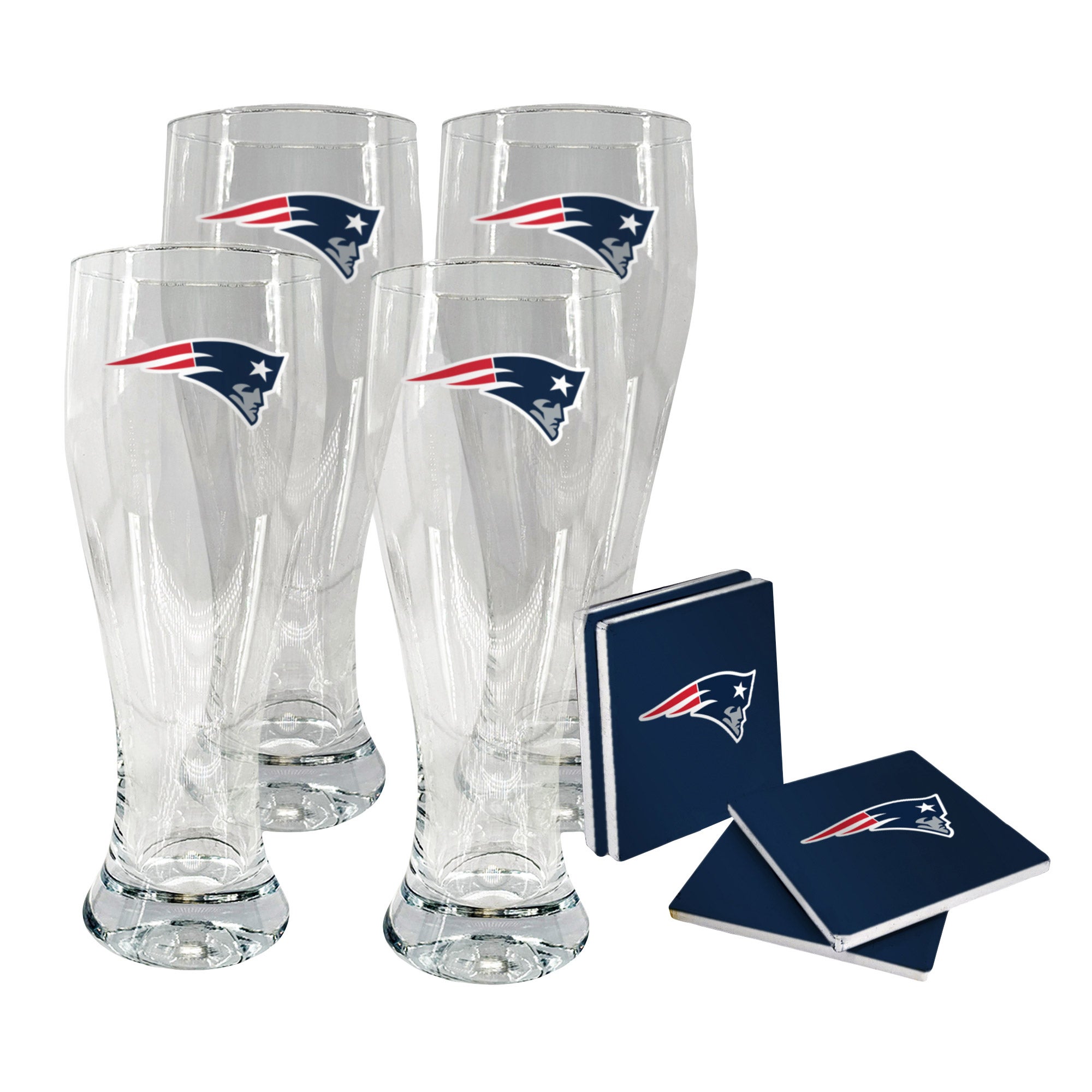 NFL Pilsner & Coaster Set