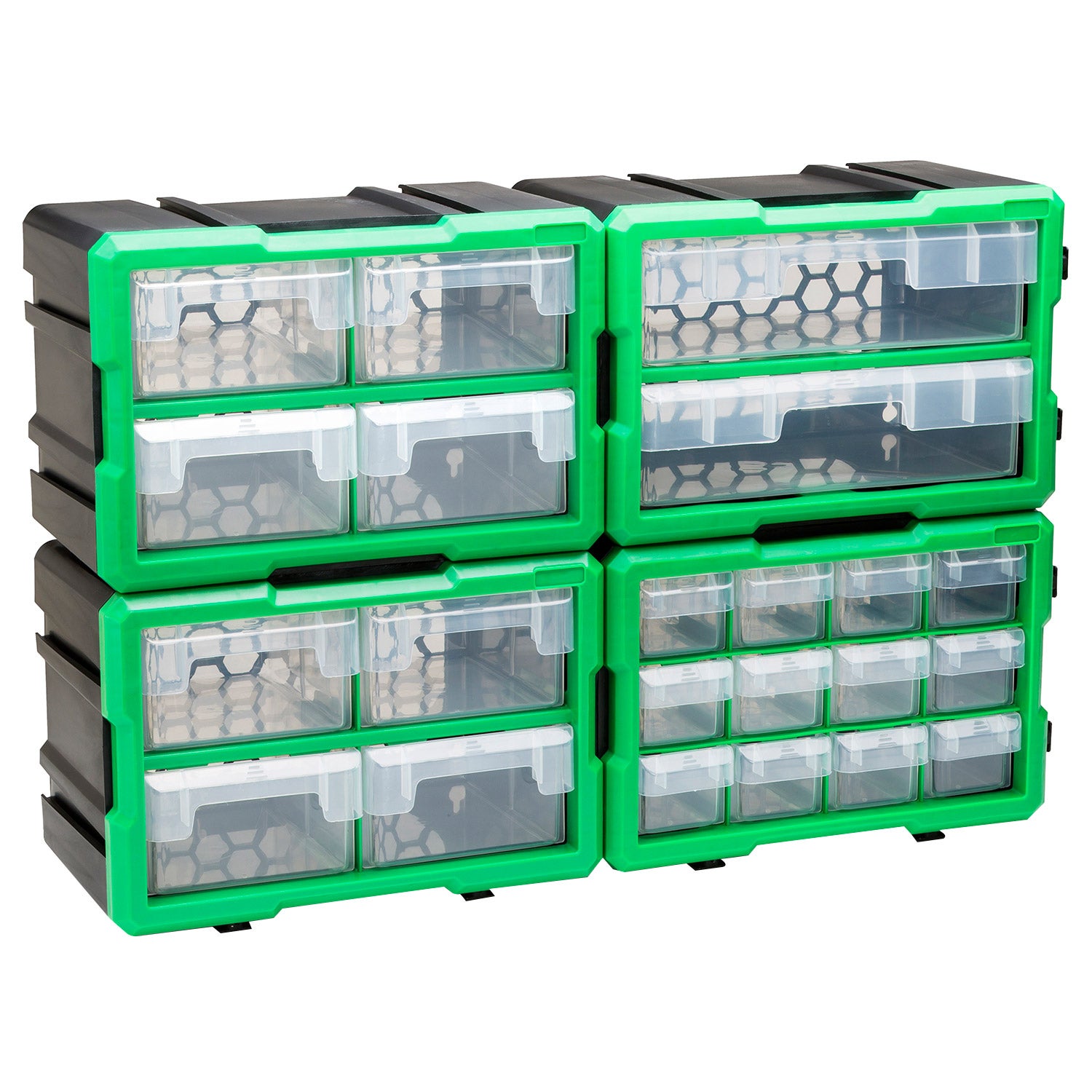 Steel Vision Interlocking Storage Containers Starter Set, 4-pack