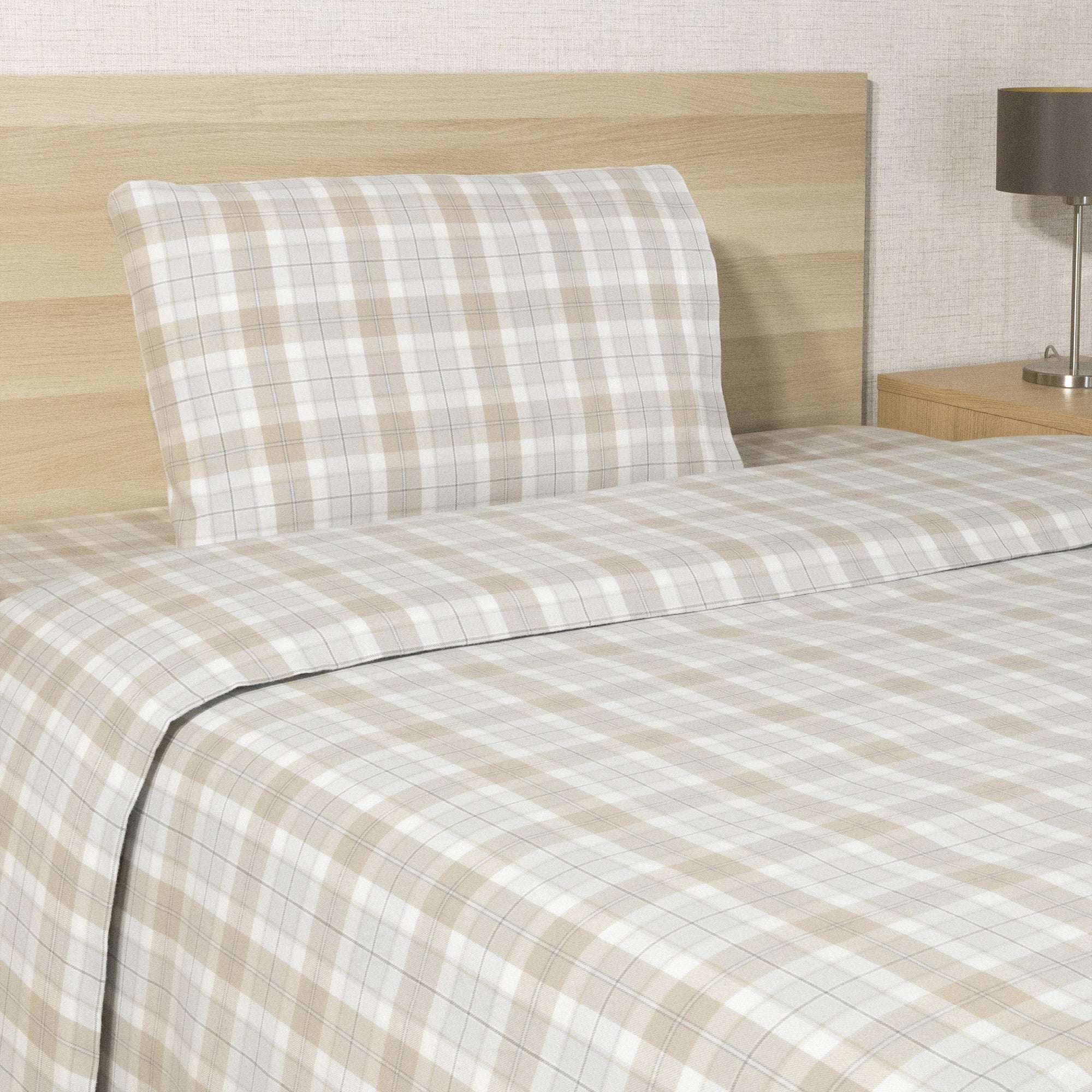 Portuguese Cotton Flannel 3-piece Twin Sheet Set