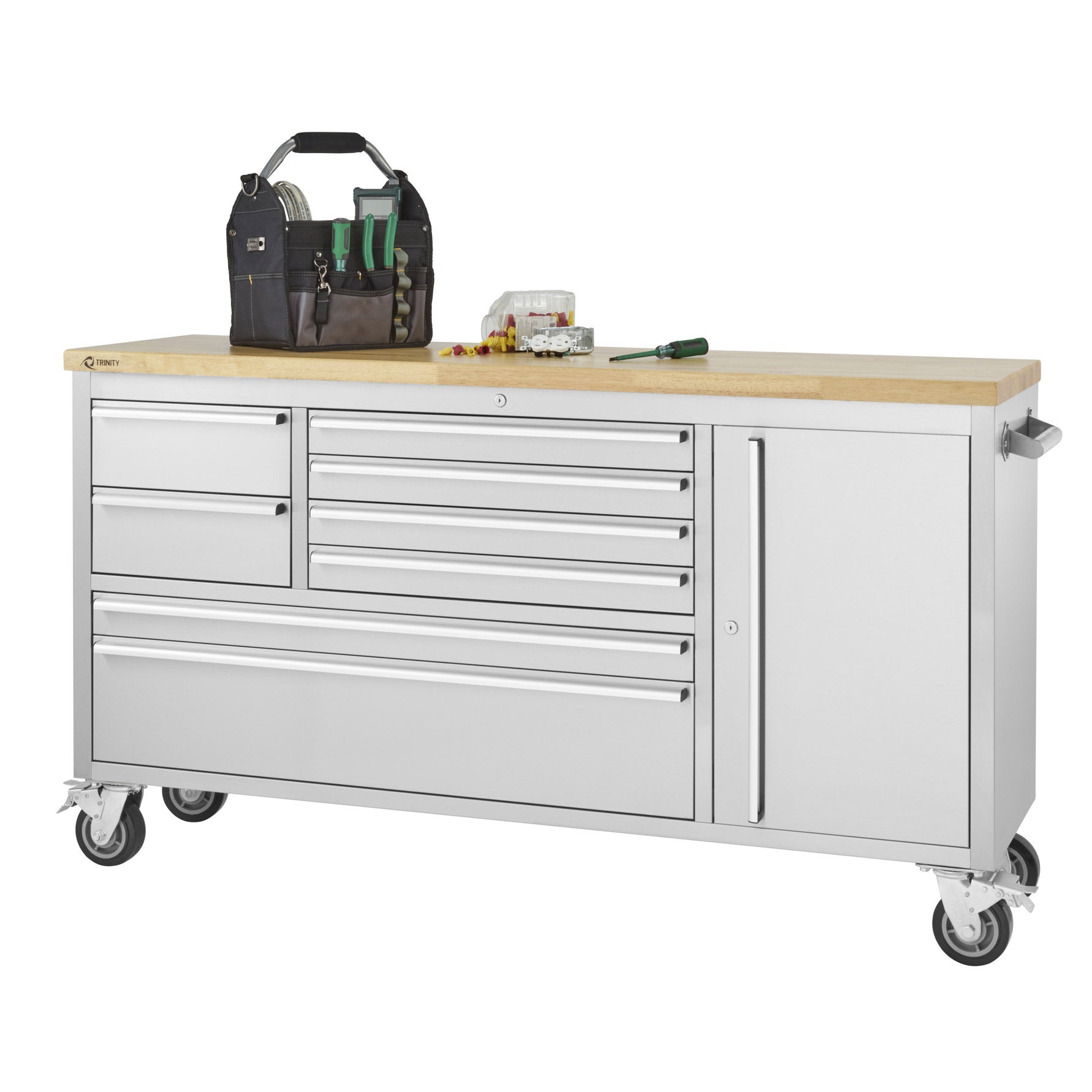 TRINITY 66" Rolling Workbench