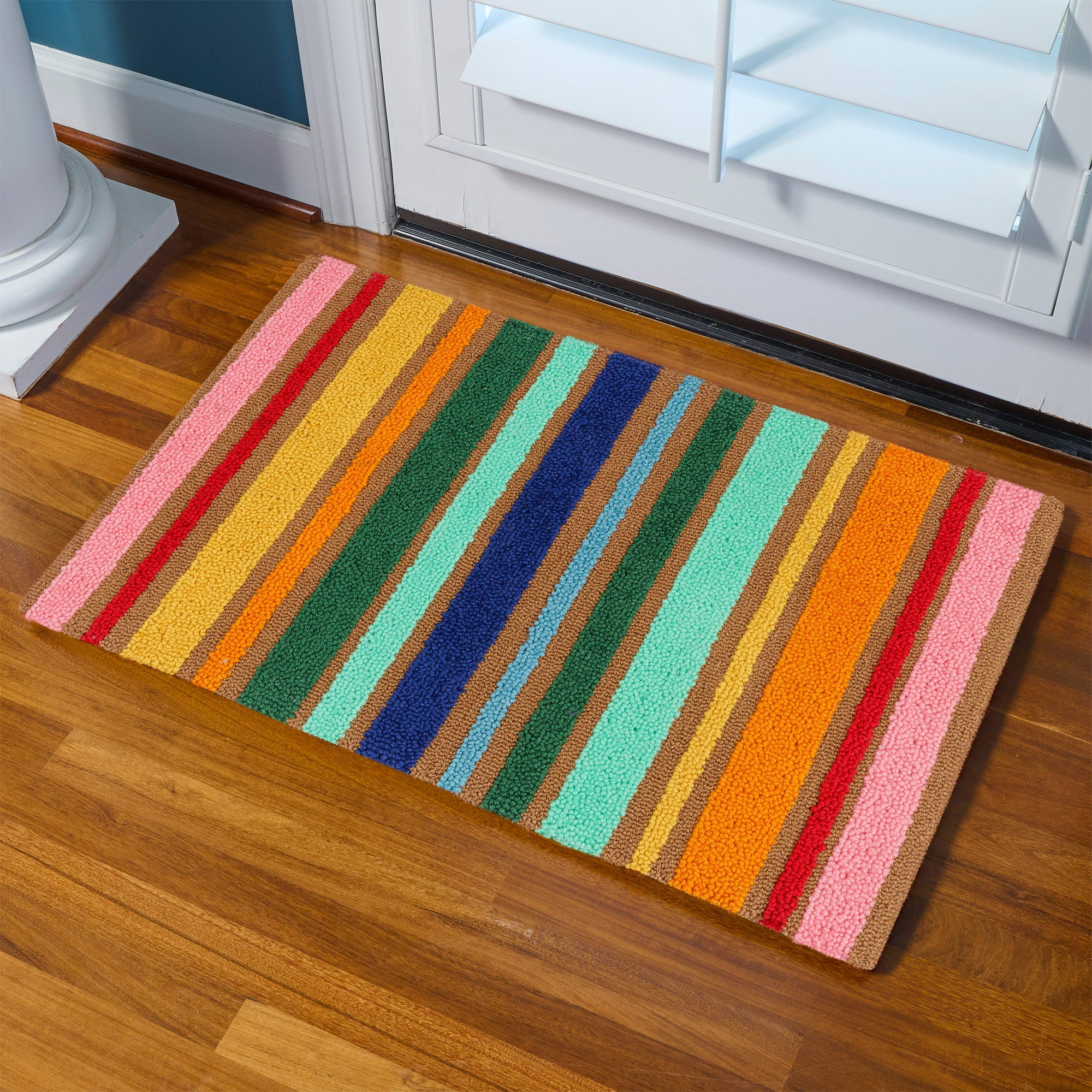 Spring Summer Hooked Rug