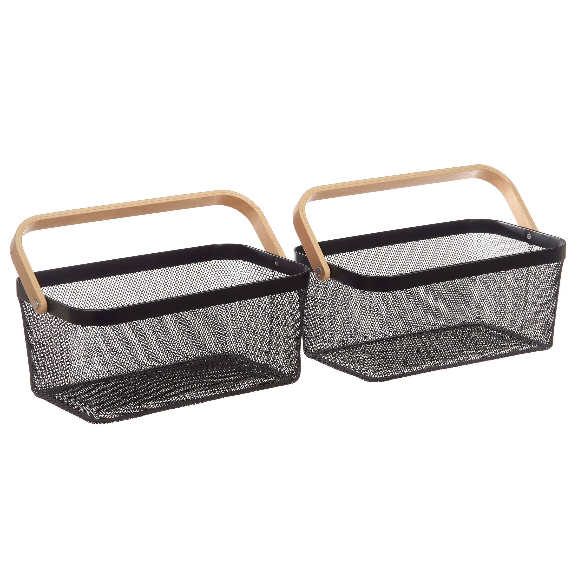 Edifice Mesh Basket with Handle, 2-pack