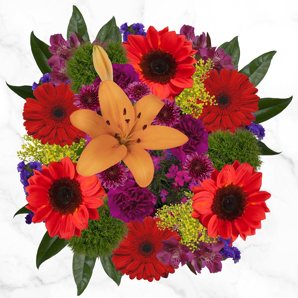 Sunset Bliss Floral Arrangement