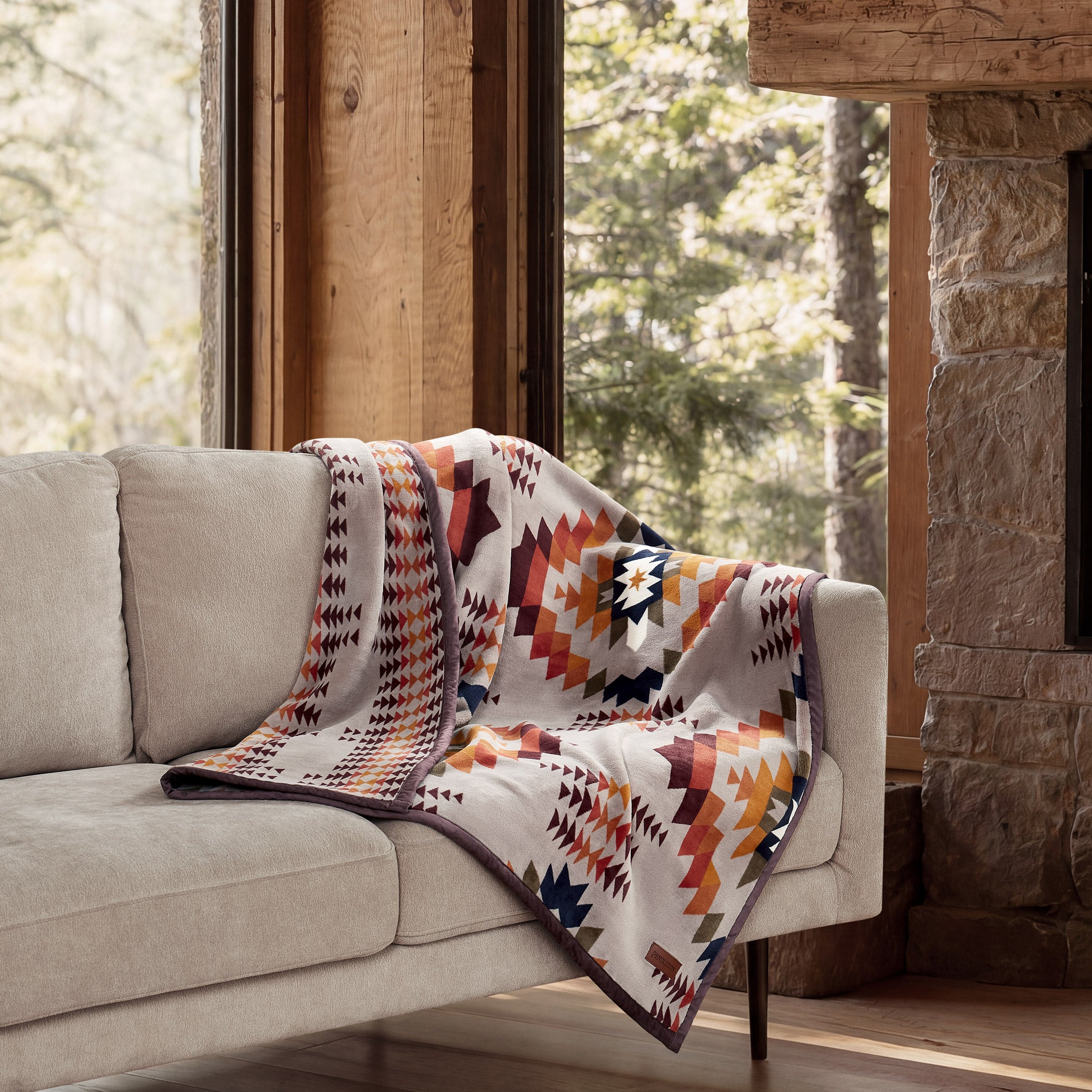 Pendleton Reversible Plush Throw