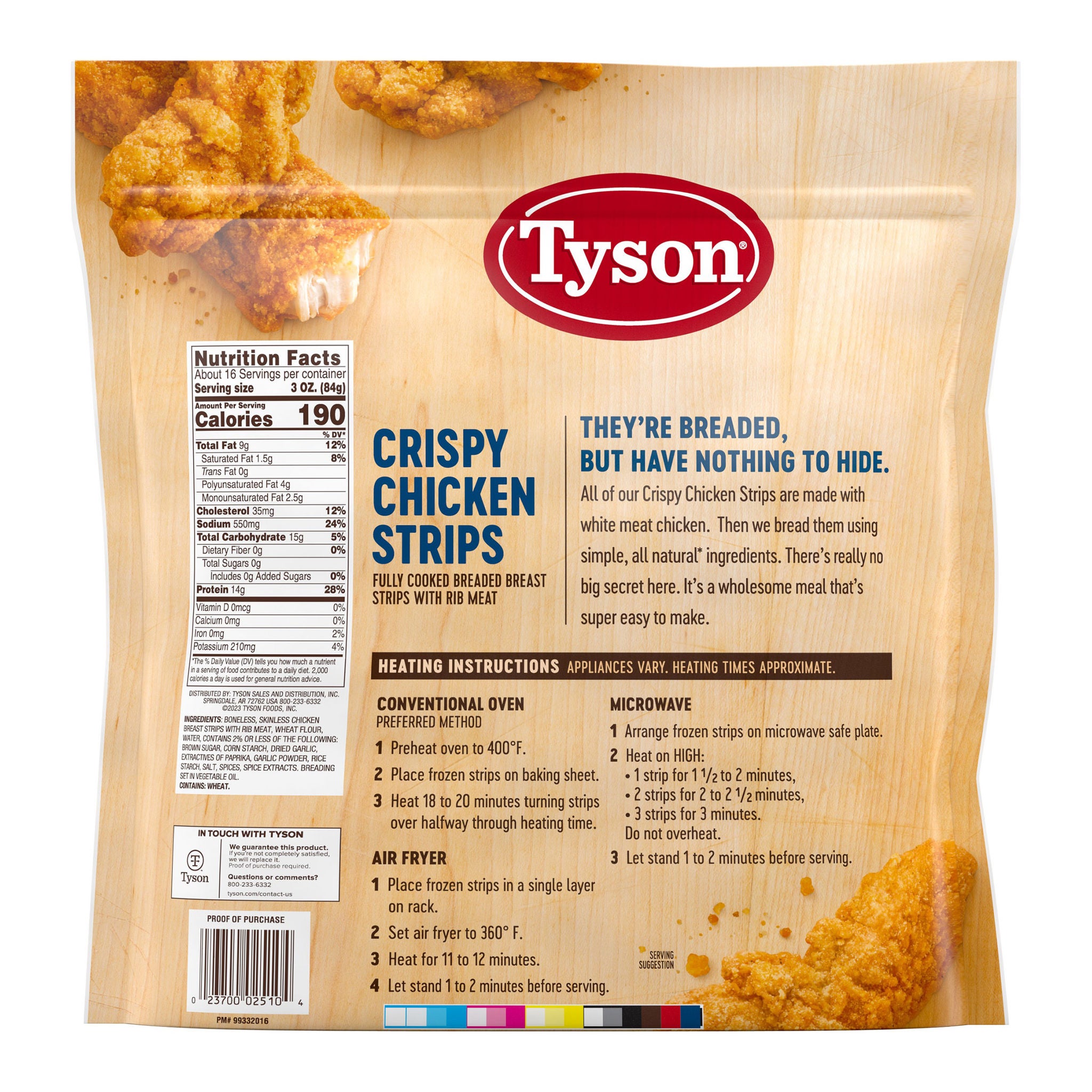Tyson Crispy Chicken Strips, 48 oz