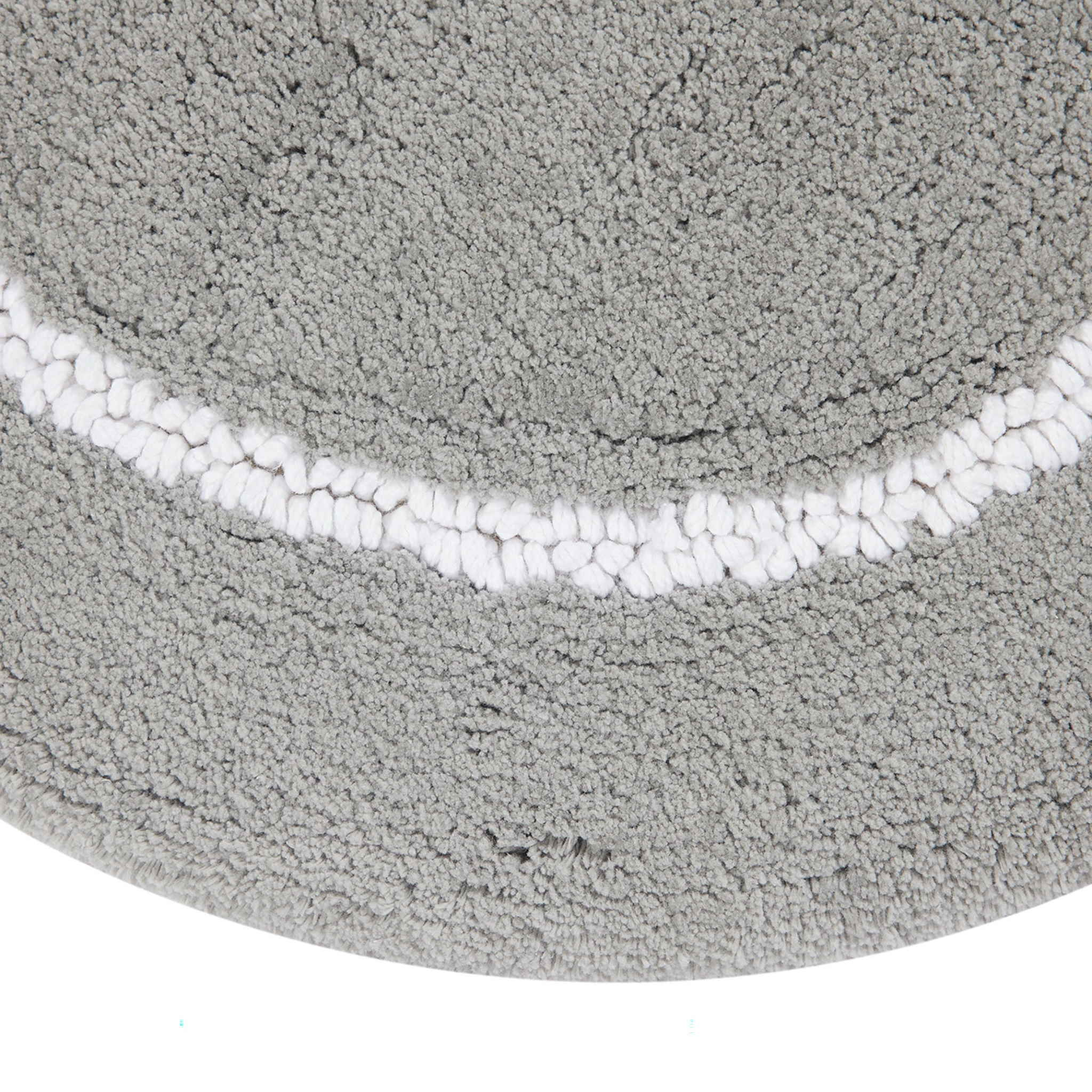 Oval Border Bath Rug