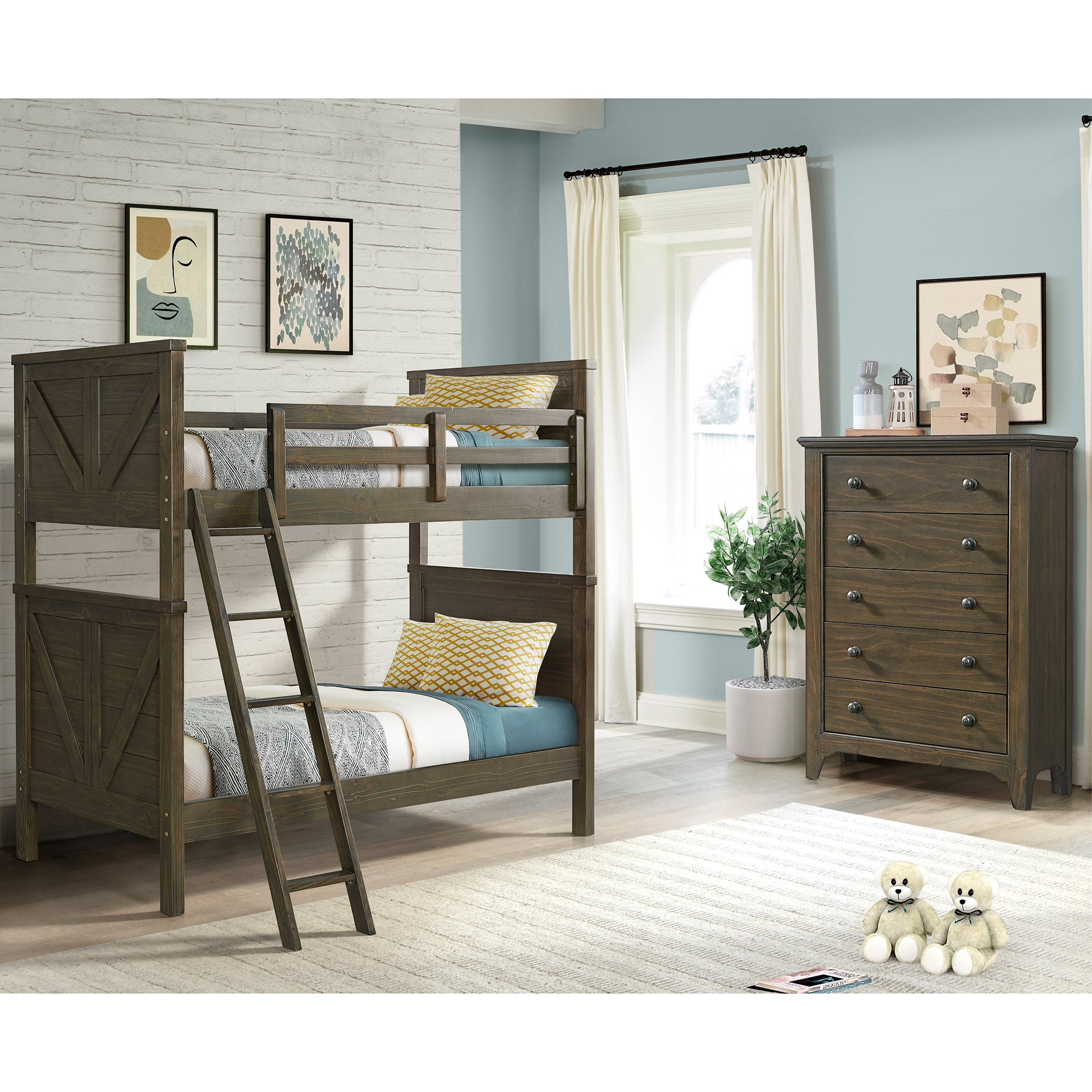 Imagio Home Furniture Durango 2-piece Twin Bunk Set