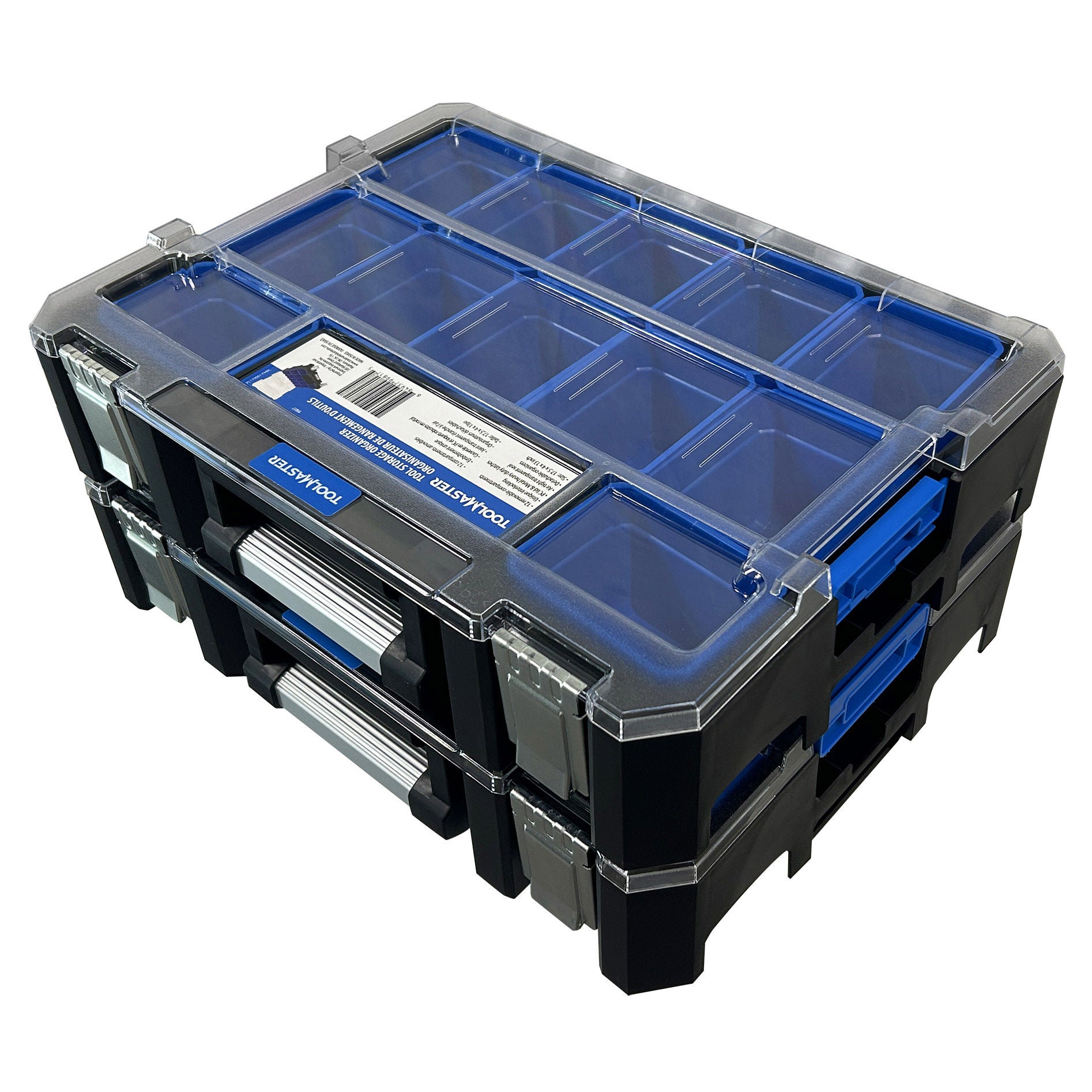 Toolmaster Stackable Tool Storage, 2-pack