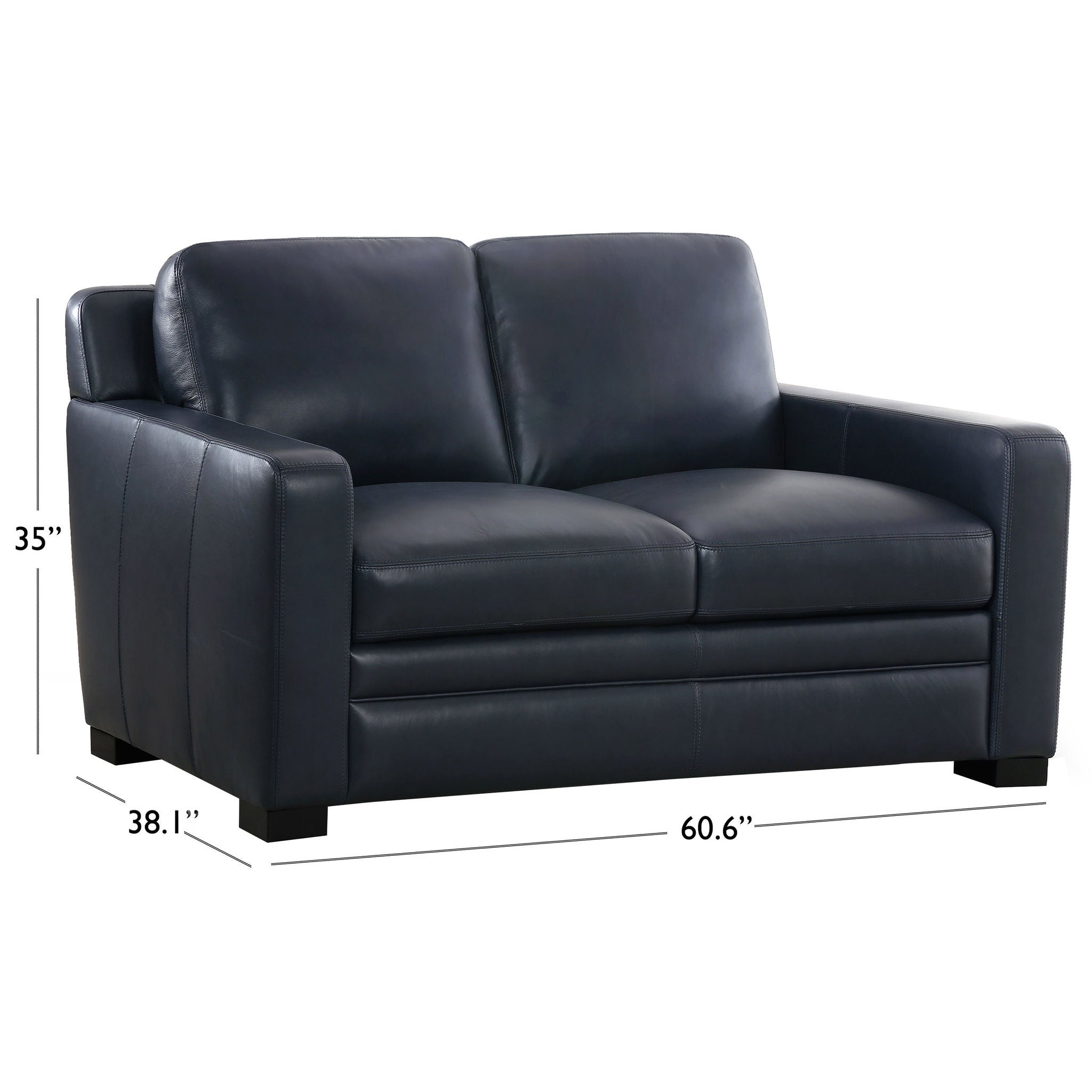 Chanton Leather Loveseat