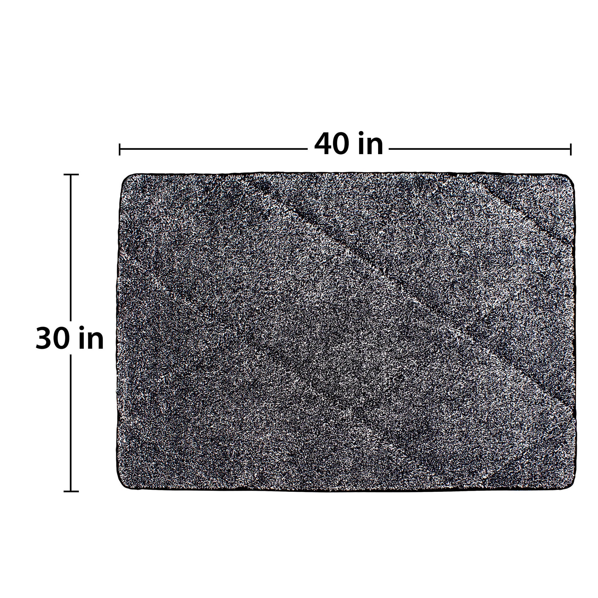 Eurow Trek N' Clean Microfiber Floor Mat, 2-pack