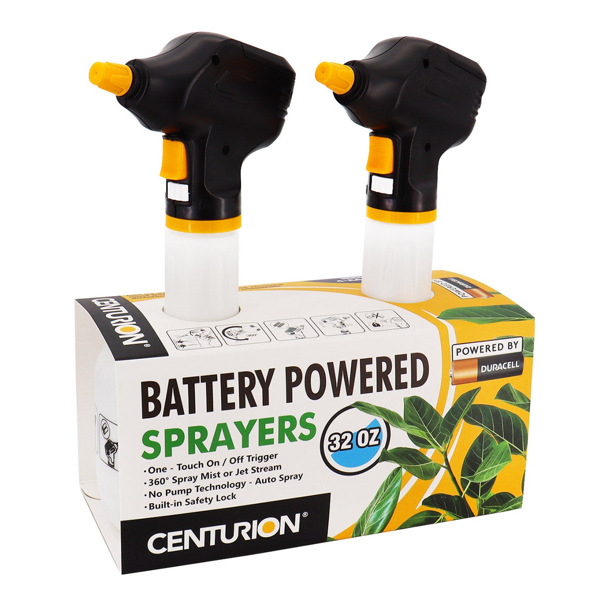 Battery Powered Sprayer 32oz, 2-pack