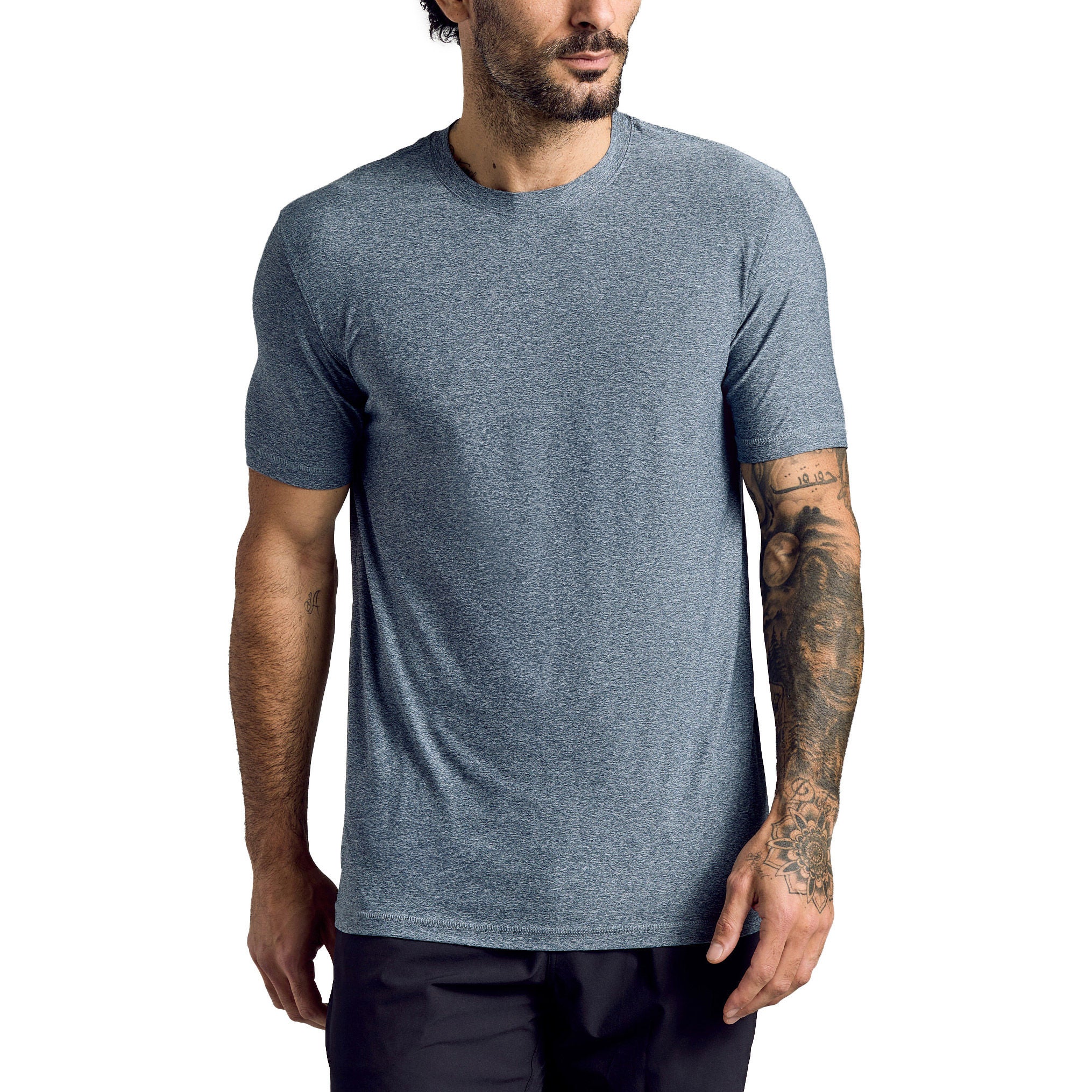 True Classic Men's Active Crew Neck Tee, 3-pack