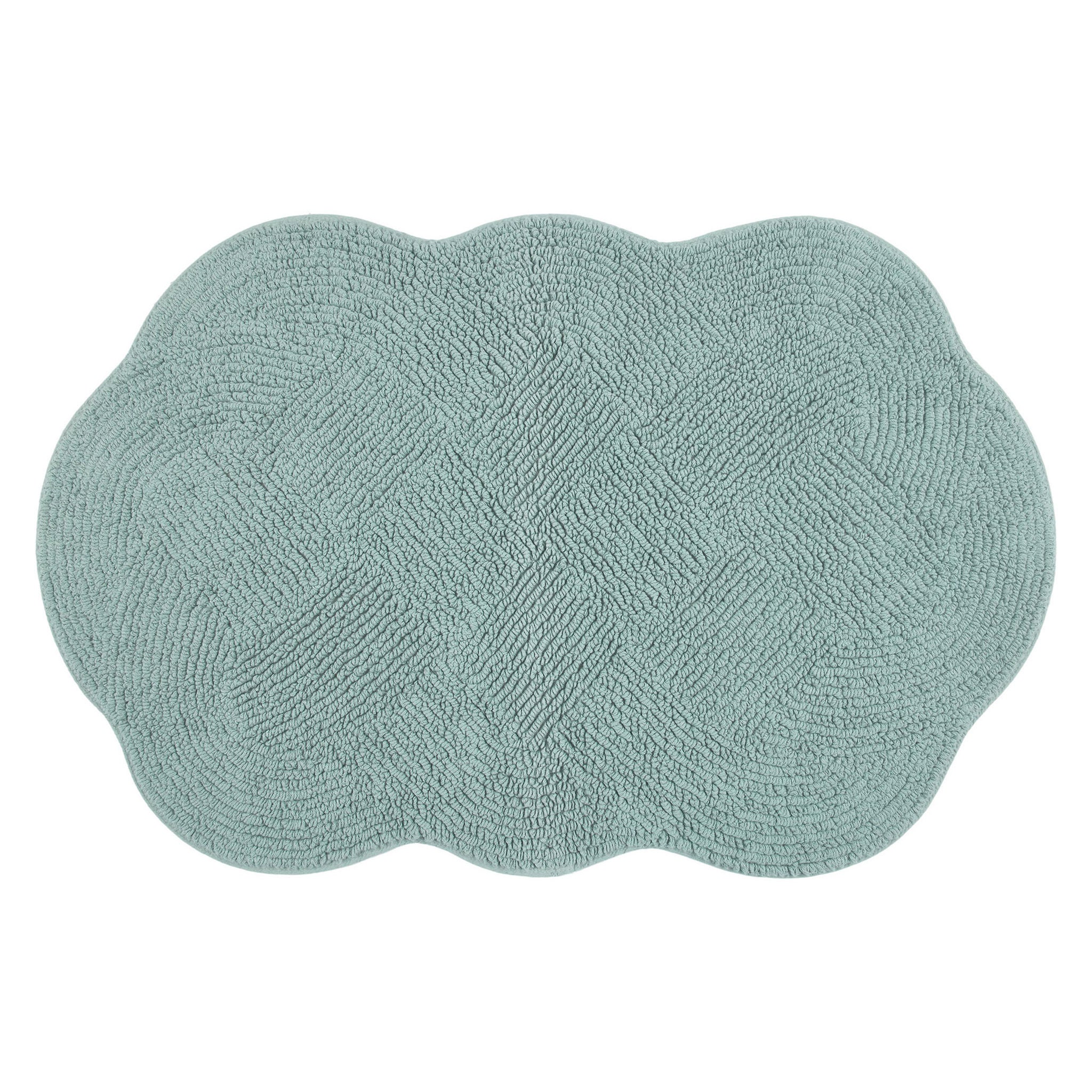 Scallop Tufted Bath Rug