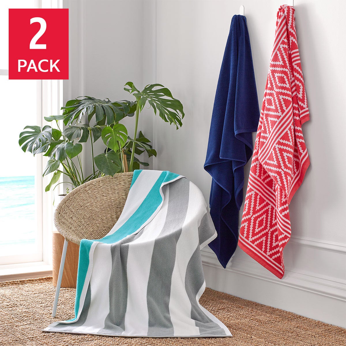 Resort Beach Towels, 2-pack