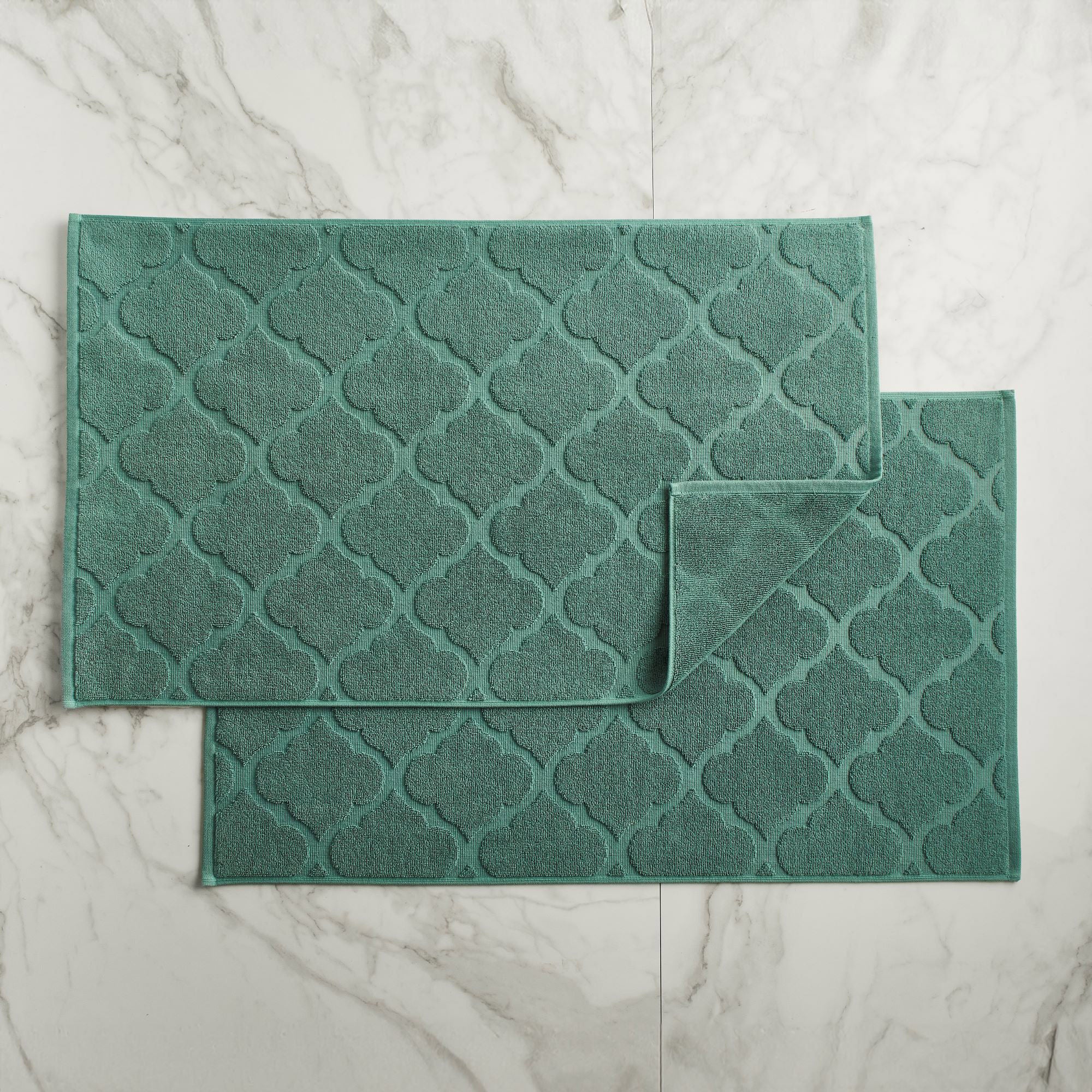 WelHome Geometric Tub Mats, 2-pack