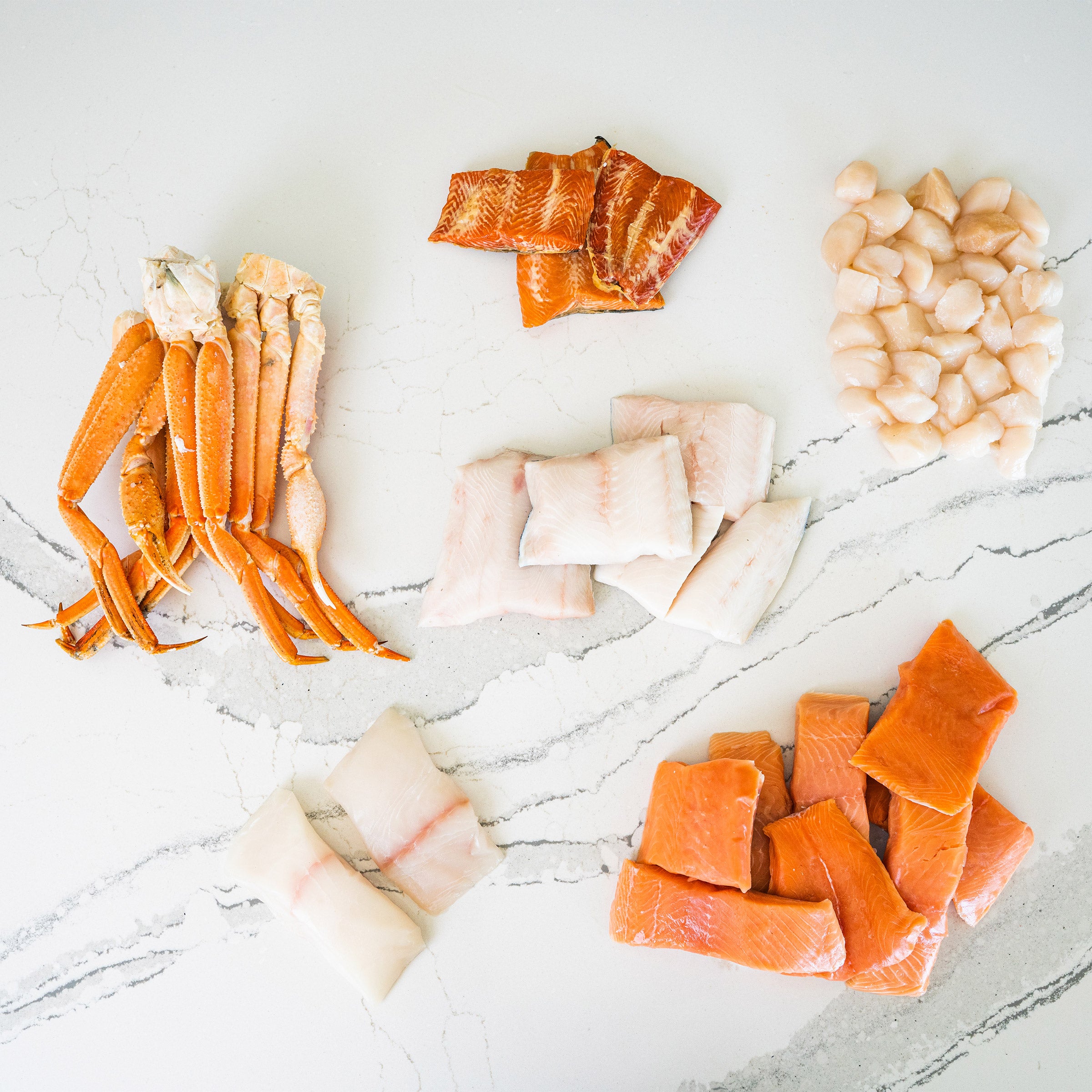 Alaska Home Pack Premium Seafood Variety Pack - Total 10.5Lbs.