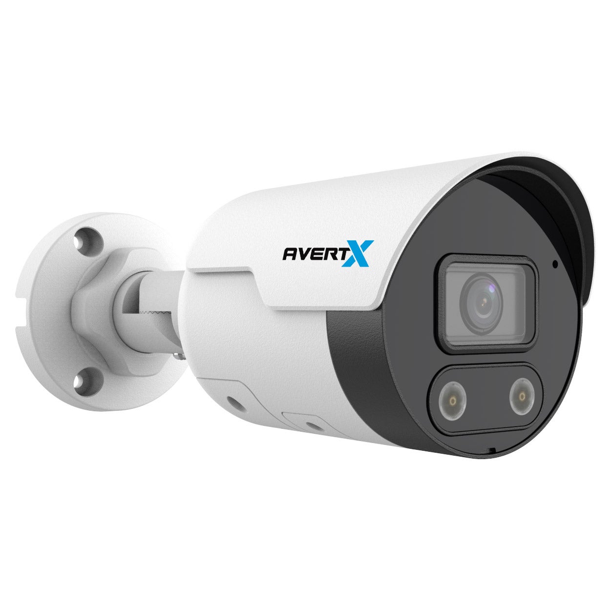 AvertX 4K Add-on Bullet IP Security Camera with Smart Analytics, 2-pack