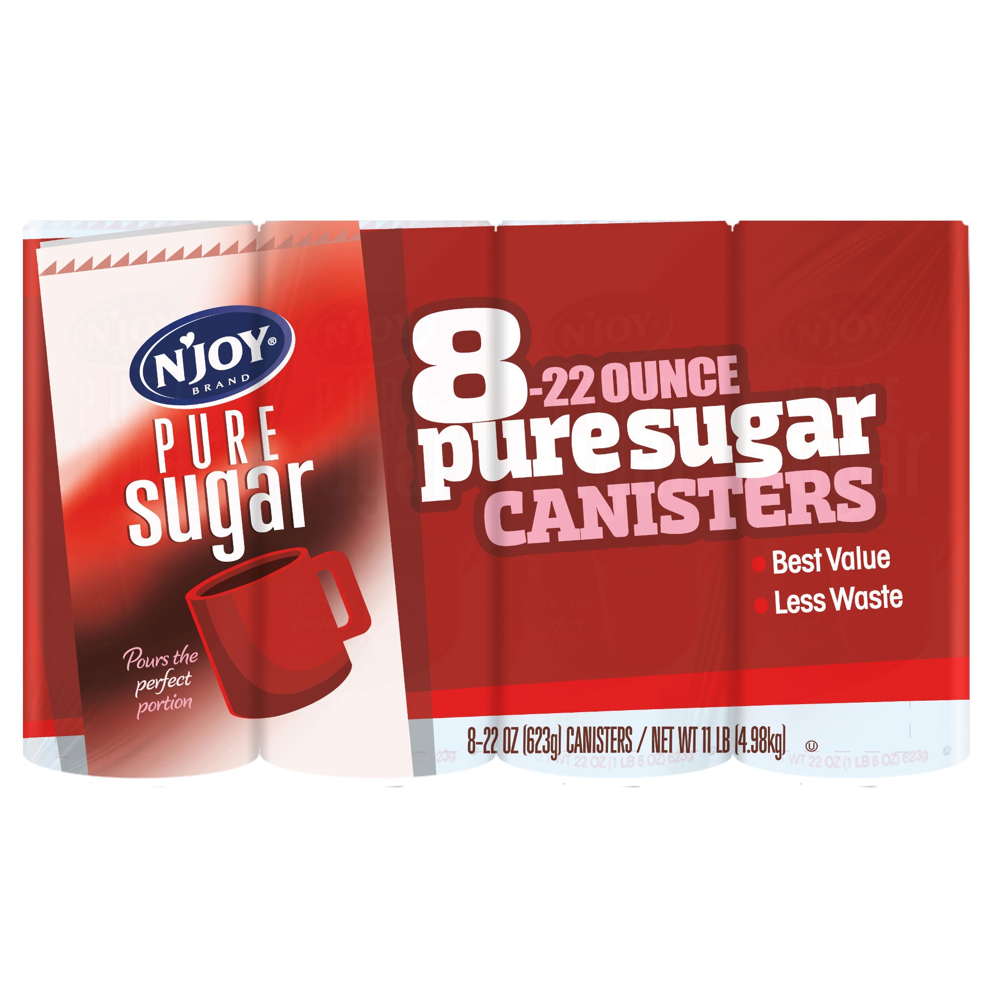 N'Joy Pure Sugar, 22 oz, 8-count