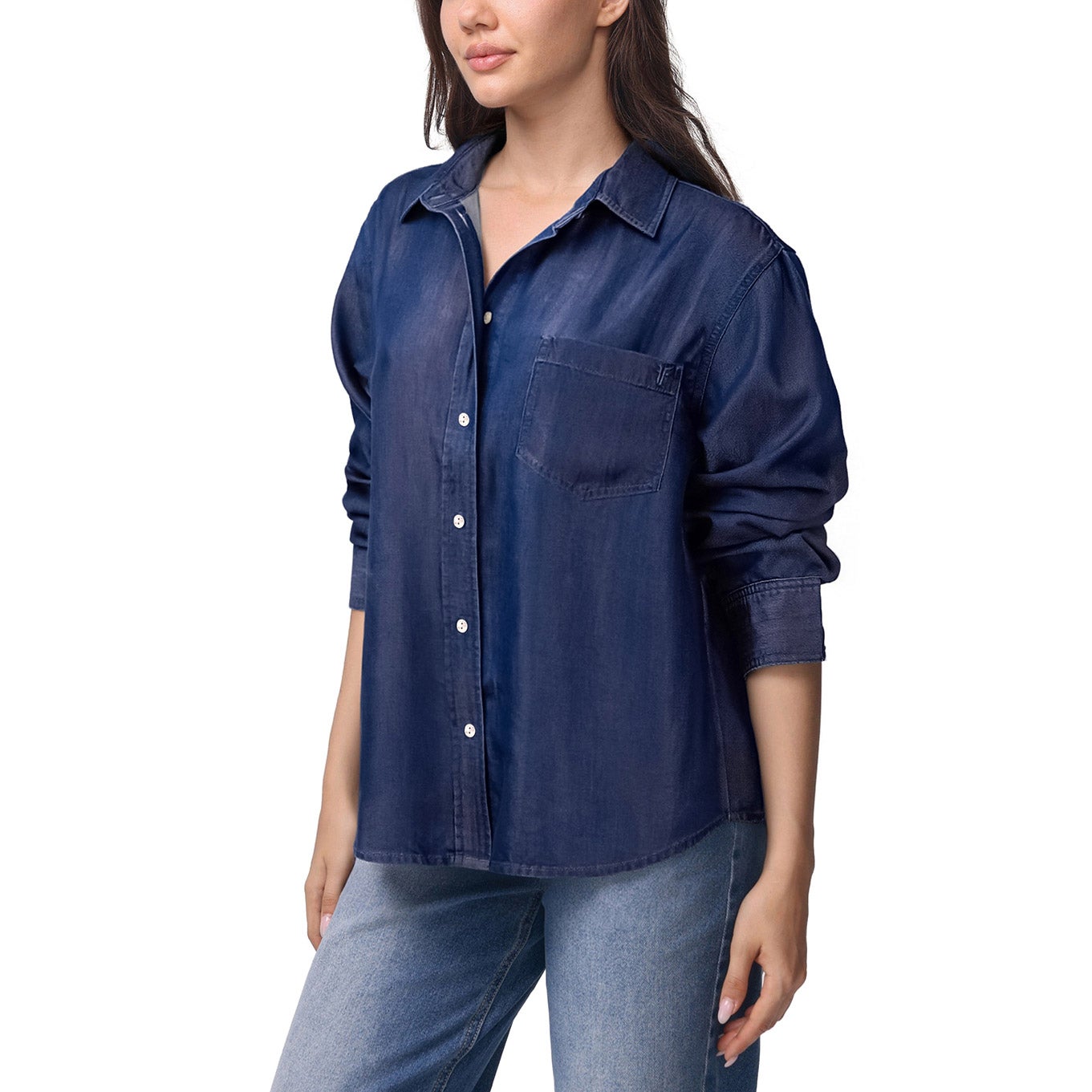 Frye Women's Lyocell Button-Up Shirt