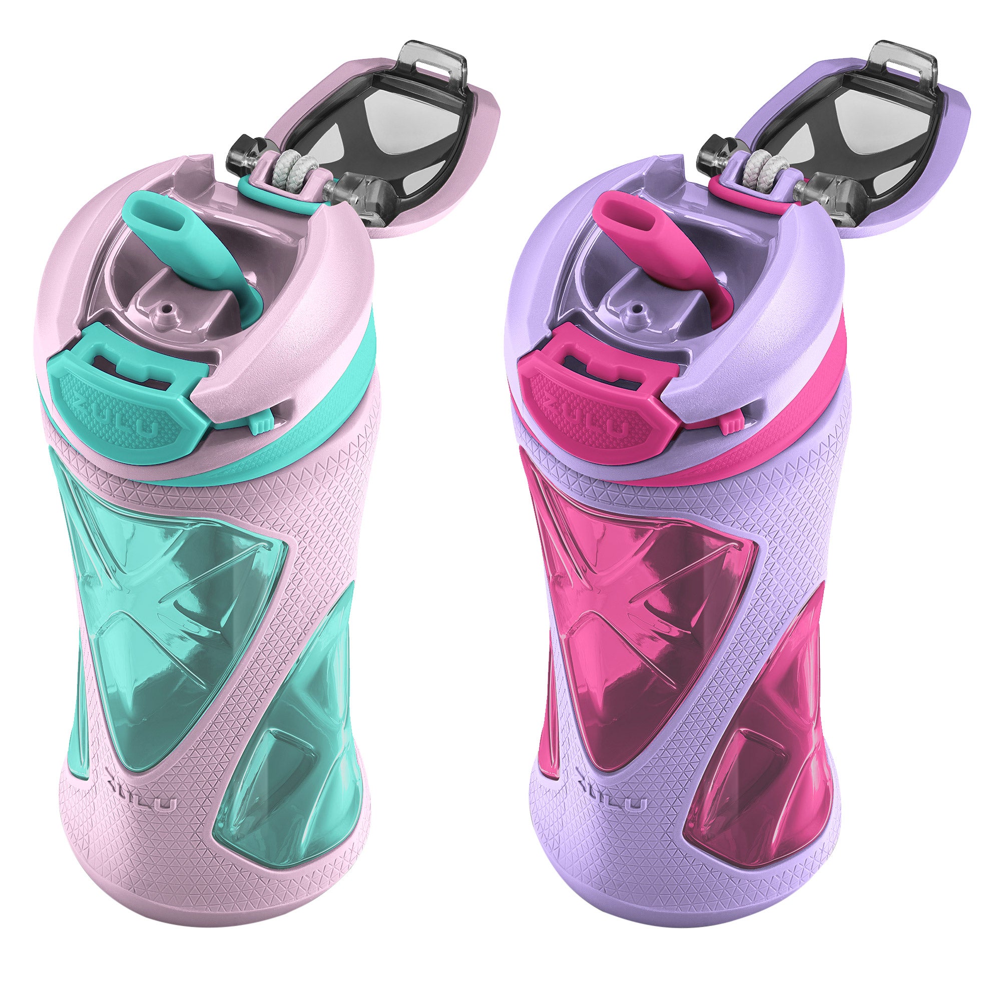 Zulu Torque 16oz Tritan Water Bottle, 2-pack