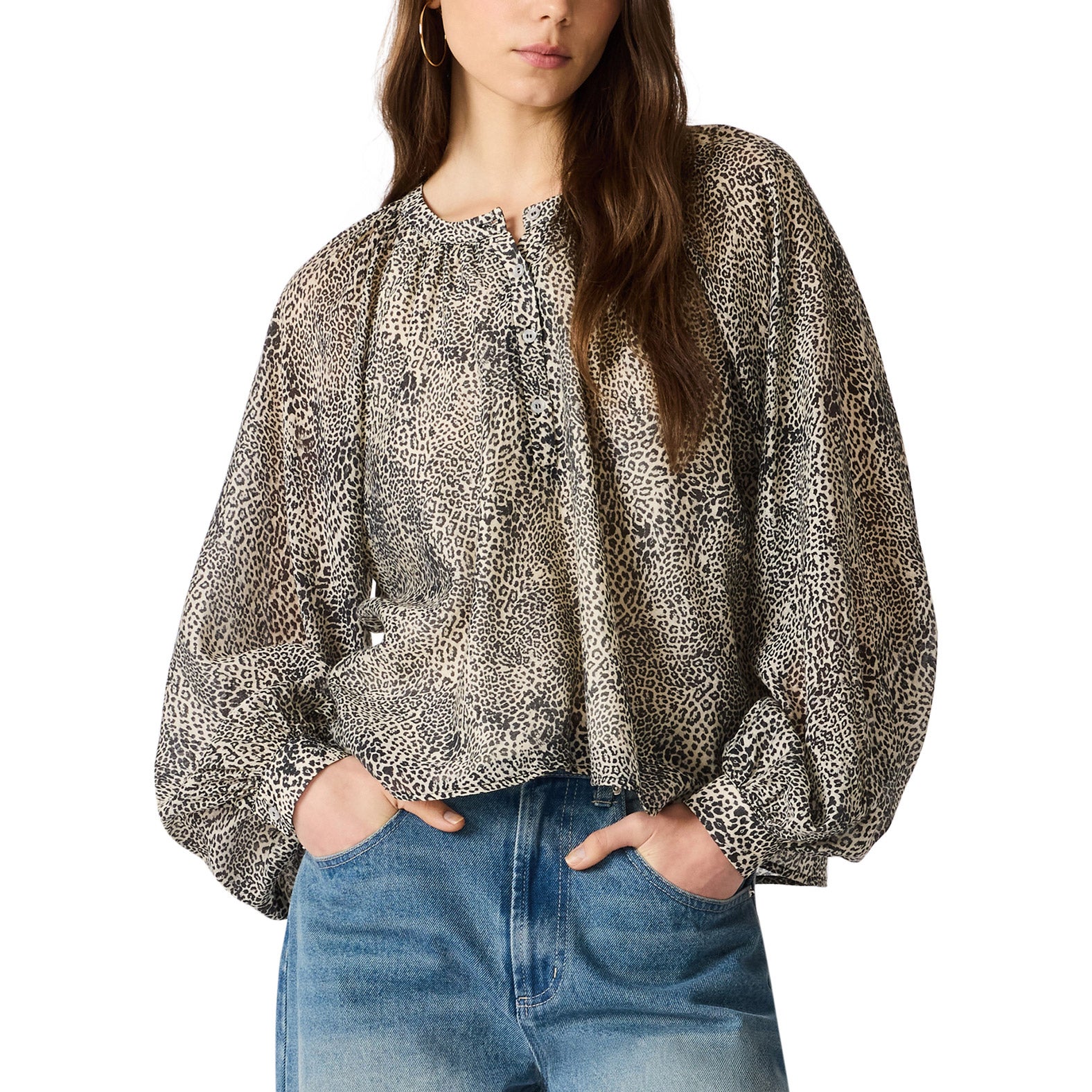 Steve Madden Women's Printed Blouse