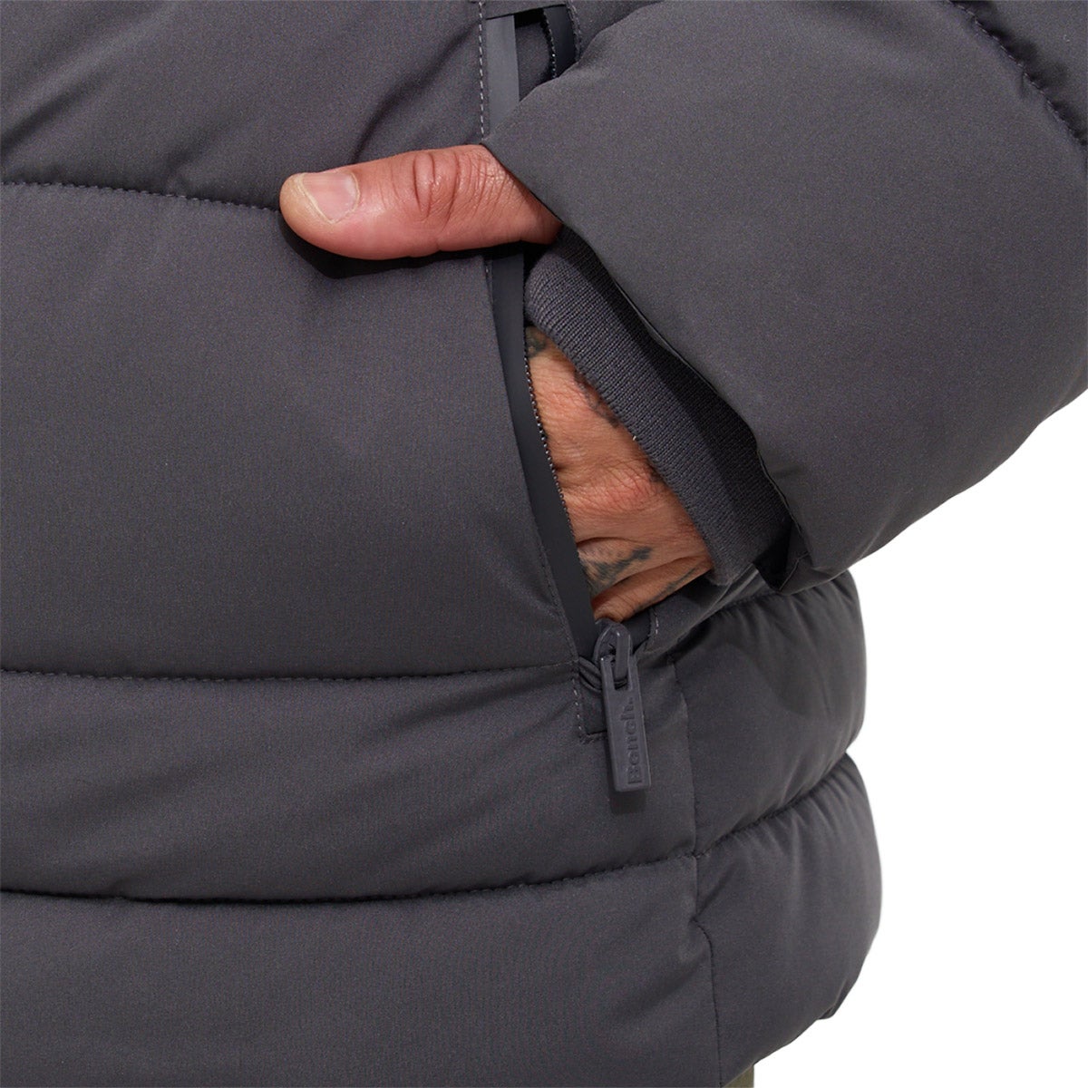 Bench. Men's Long Parka Jacket