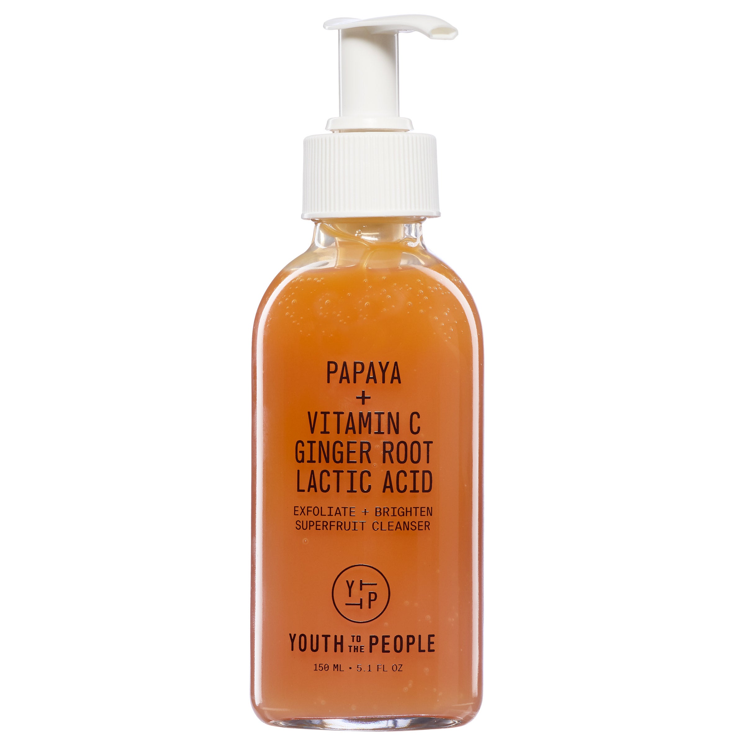 Youth to the People Papaya + Vitamin C Ginger Root Lactic Acid, 5.1 fl oz