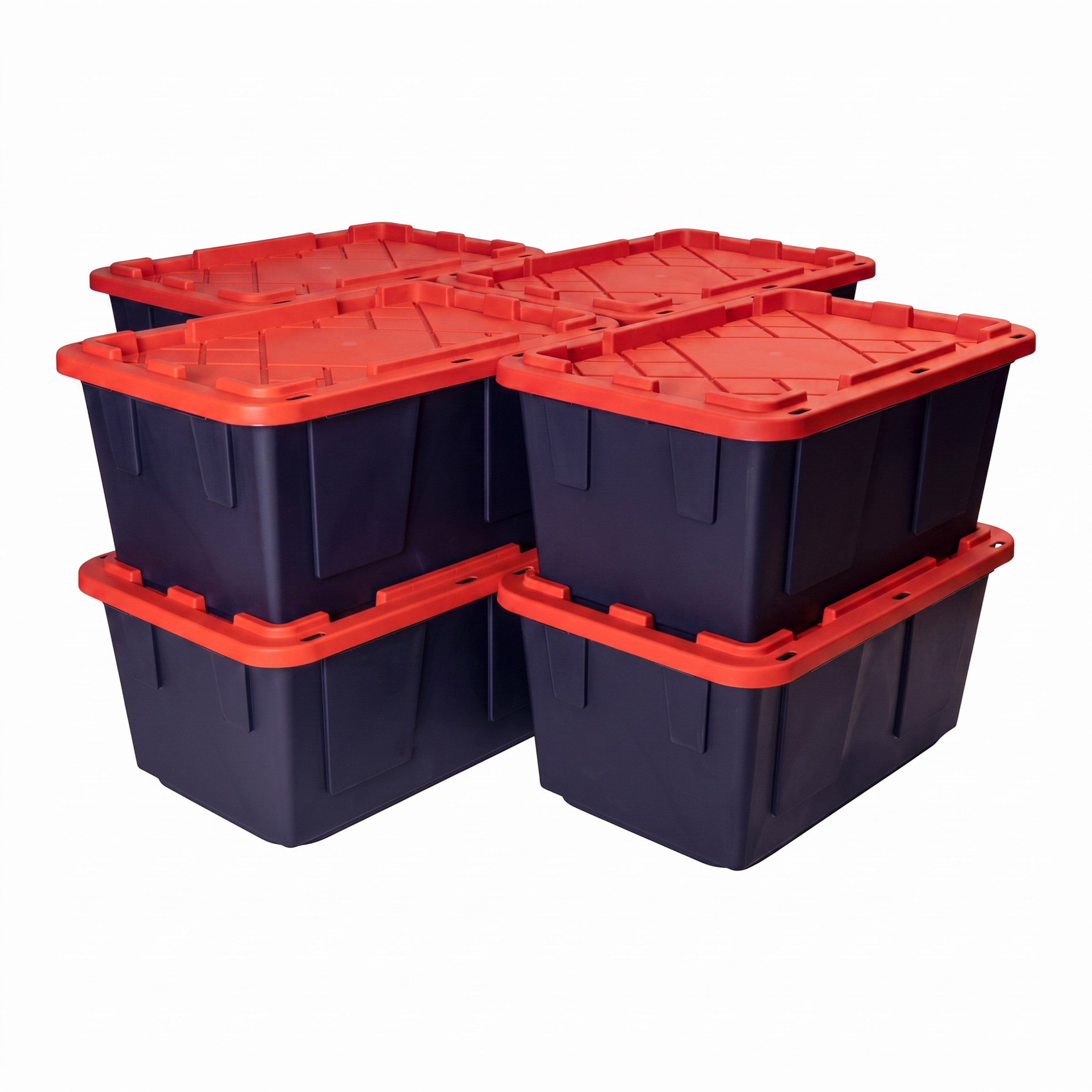 Greenmade 27 Gallon Tailgate Storage Bin, 8-pack