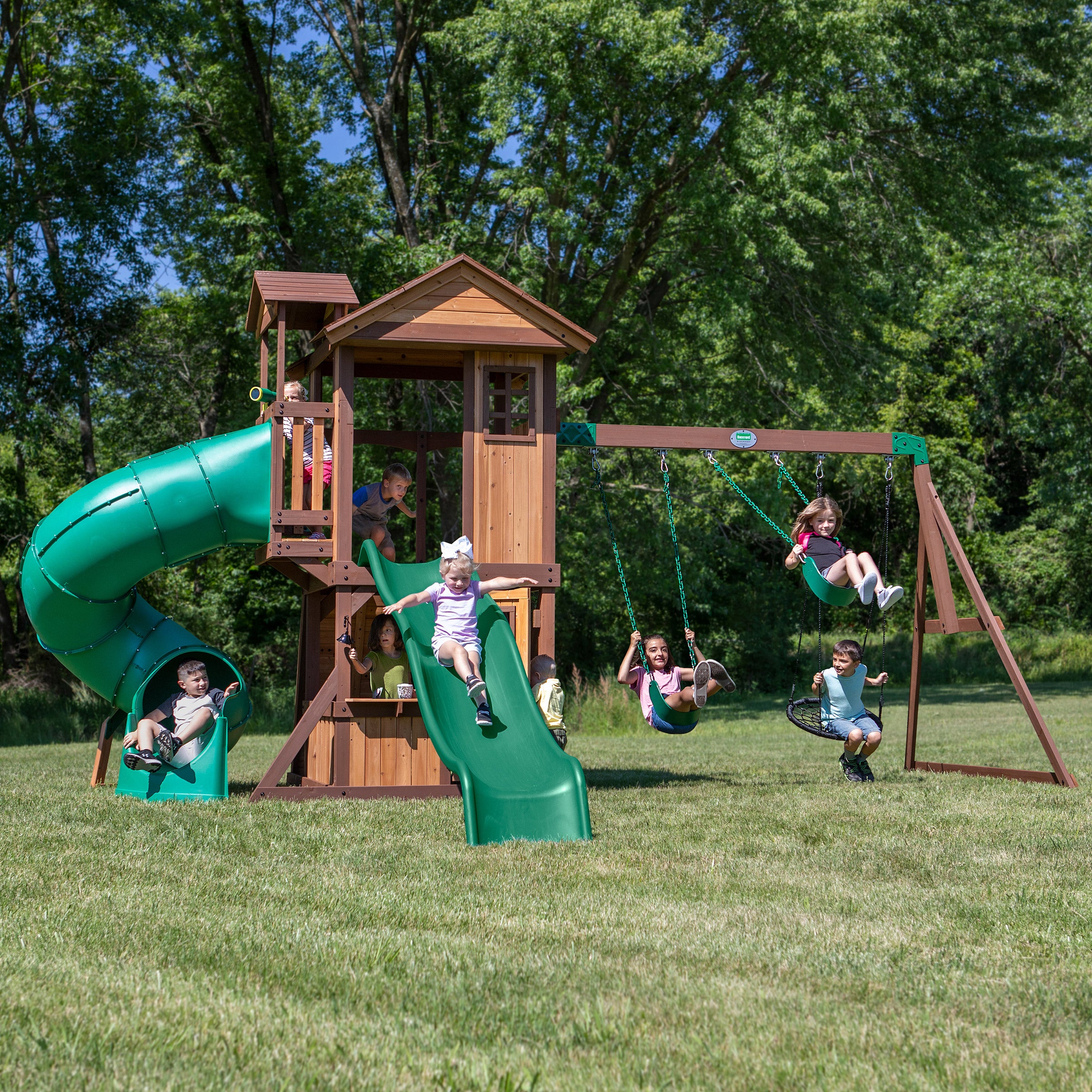 Backyard Discovery Tacoma Falls Swing Set- Do It Yourself