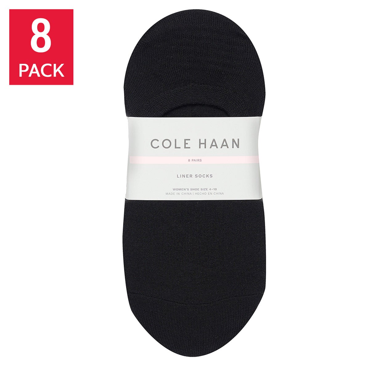 Cole Haan Women's Liner Sock, 8-pair