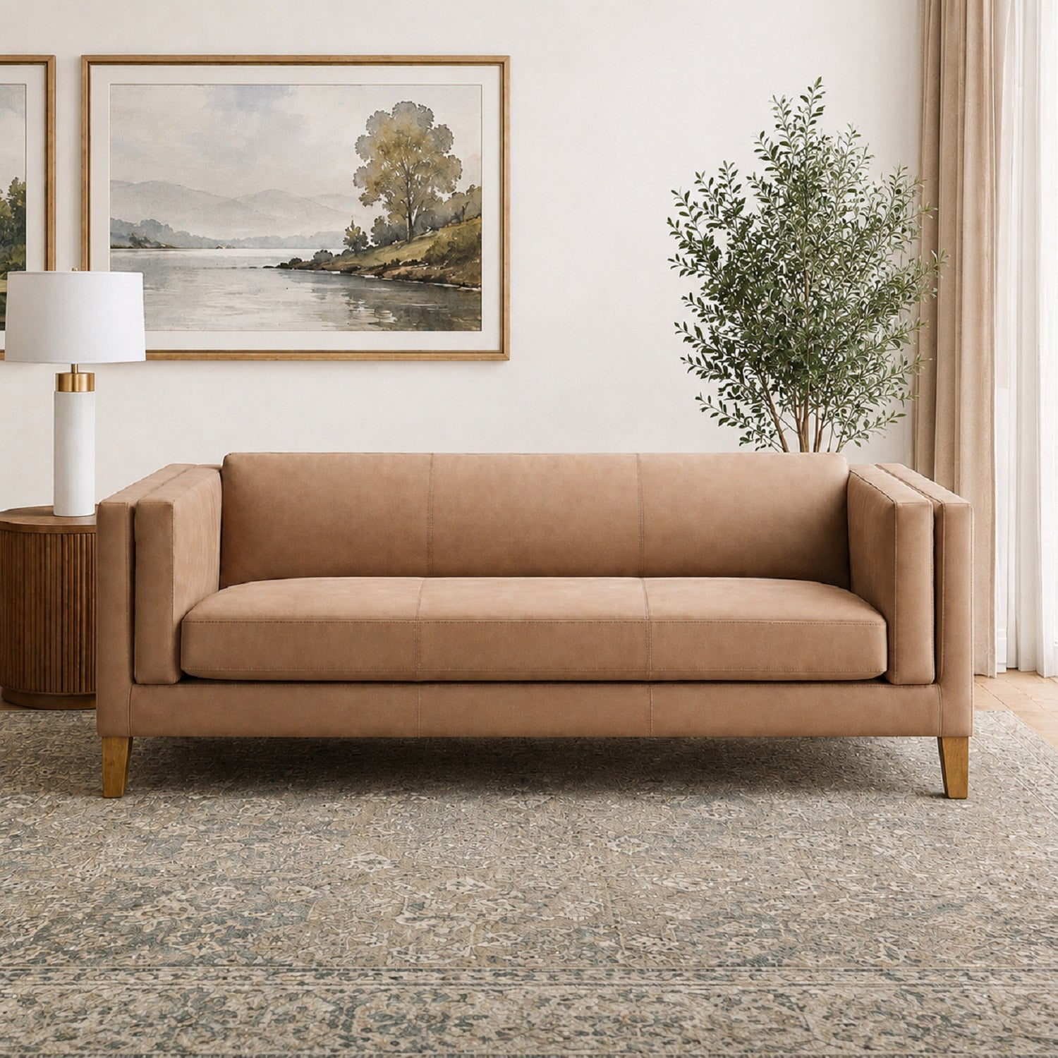Boyd Top Grain Leather Sofa