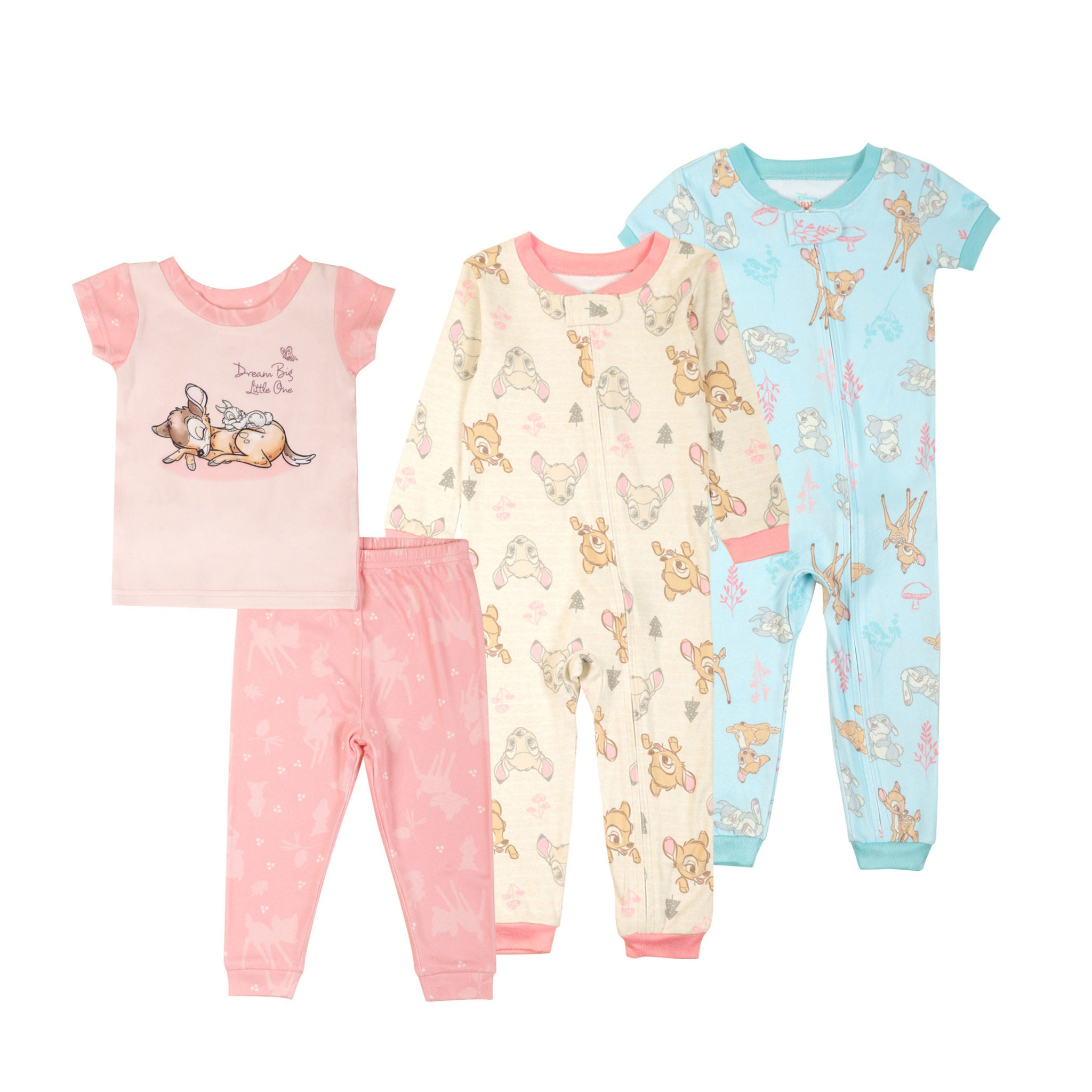 Character Infant 4-piece Sleep Set, Light Pink or Pink