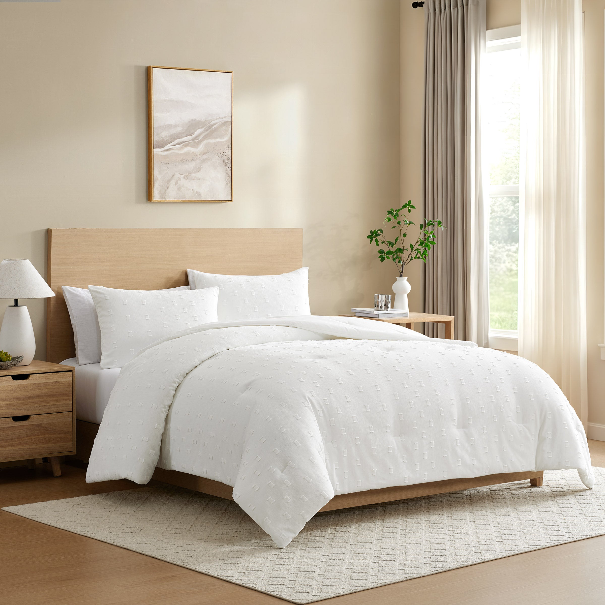 Jennifer Adams 3-piece Comforter Set, Haven Chenille