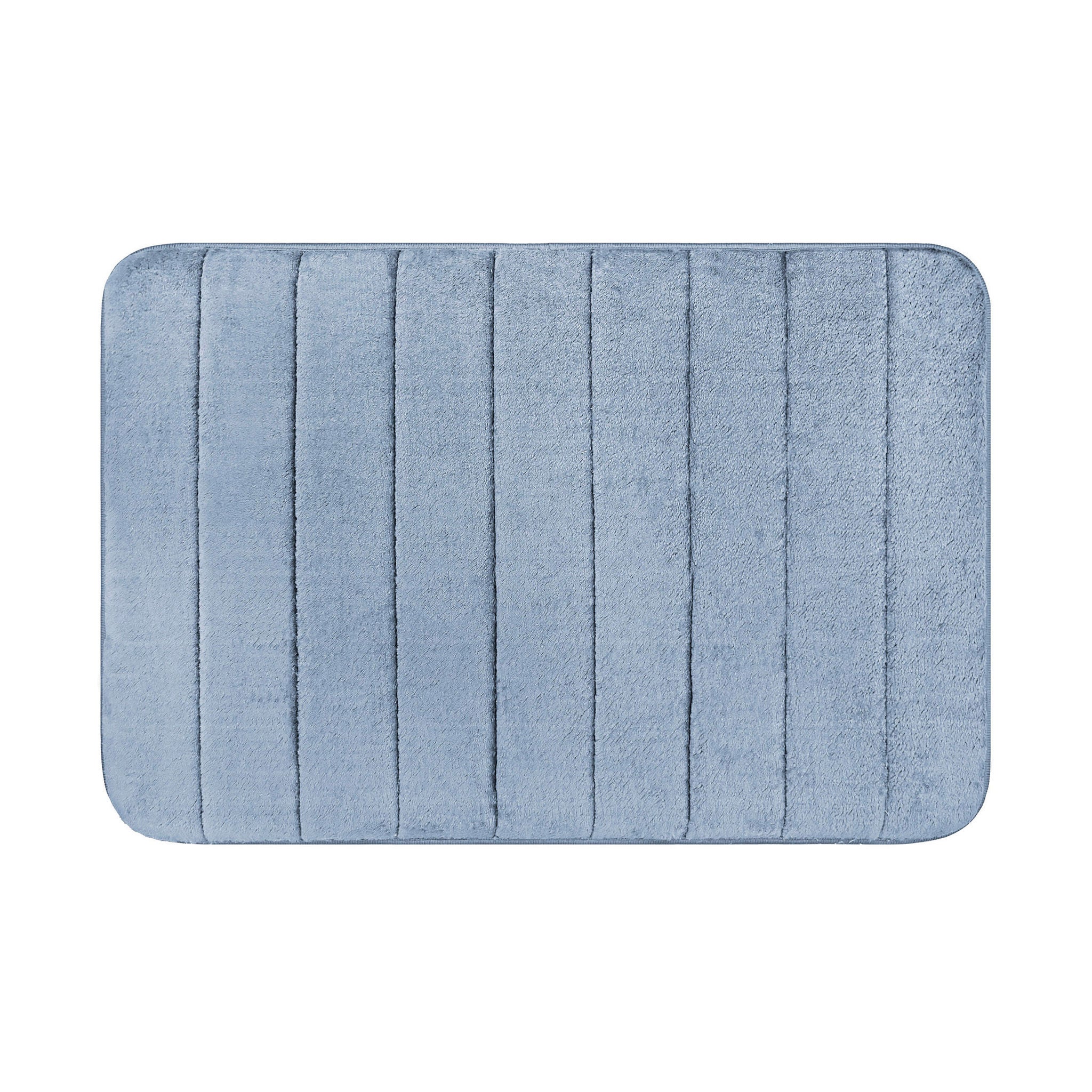 Channel Stitch Memory Foam Bath Mat, 2-pack