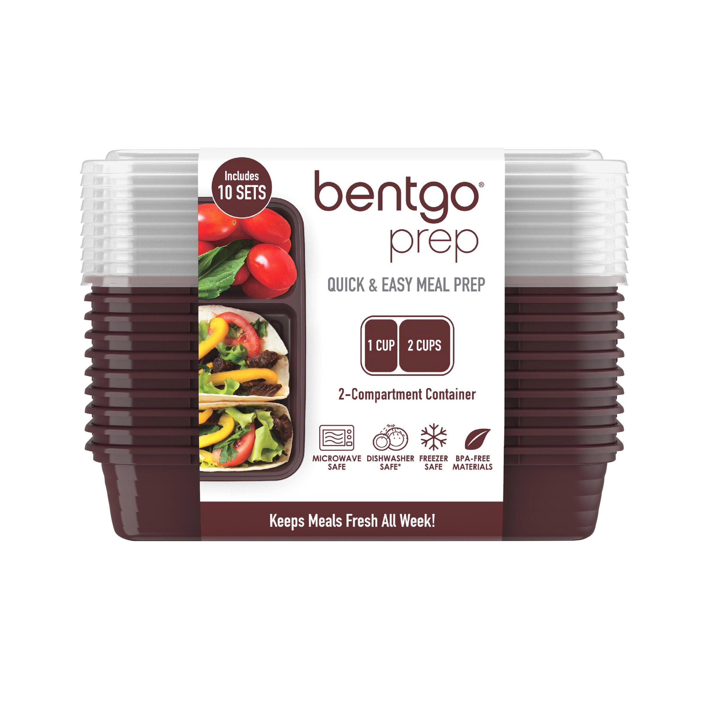 Bentgo Combo Meal Prep Containers, 40-pack with Lids