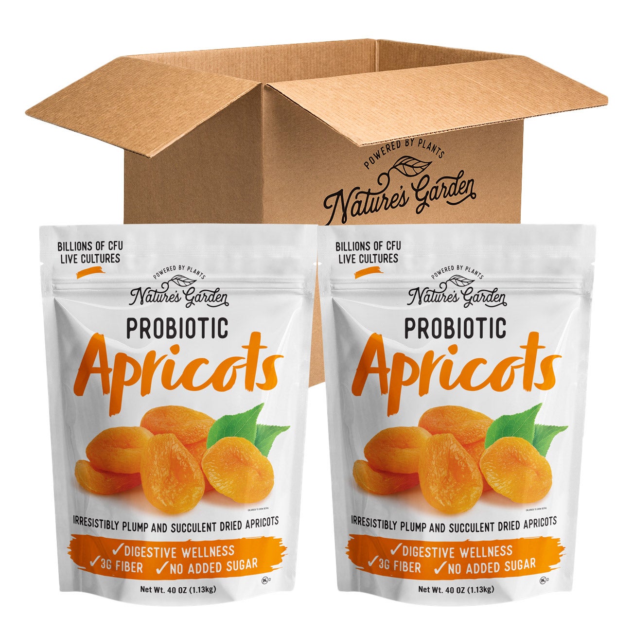 Natures Garden Probiotic Apricots 40 oz. 2-pack