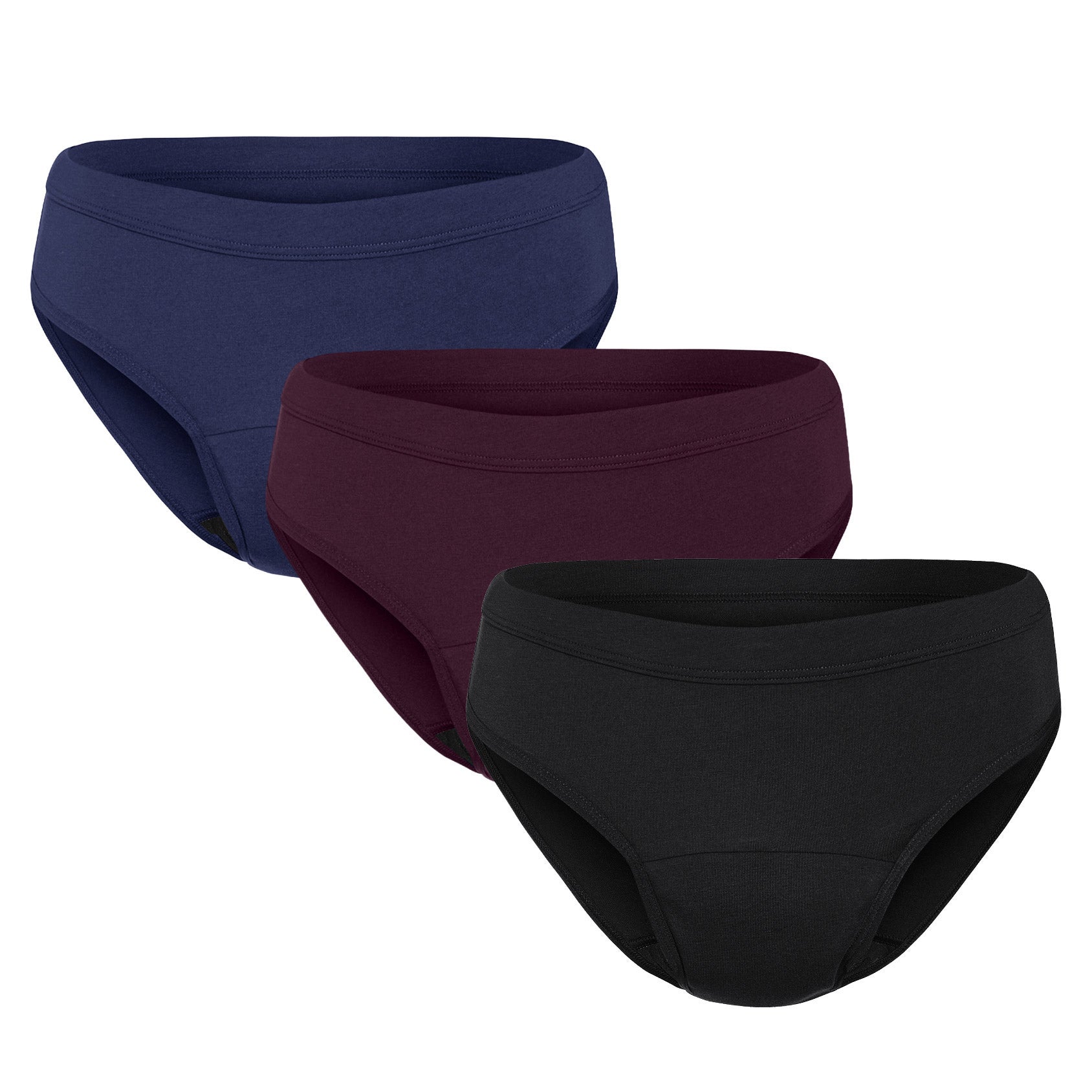 Knix Women's Cotton Blend Leakproof Underwear, 3-pack