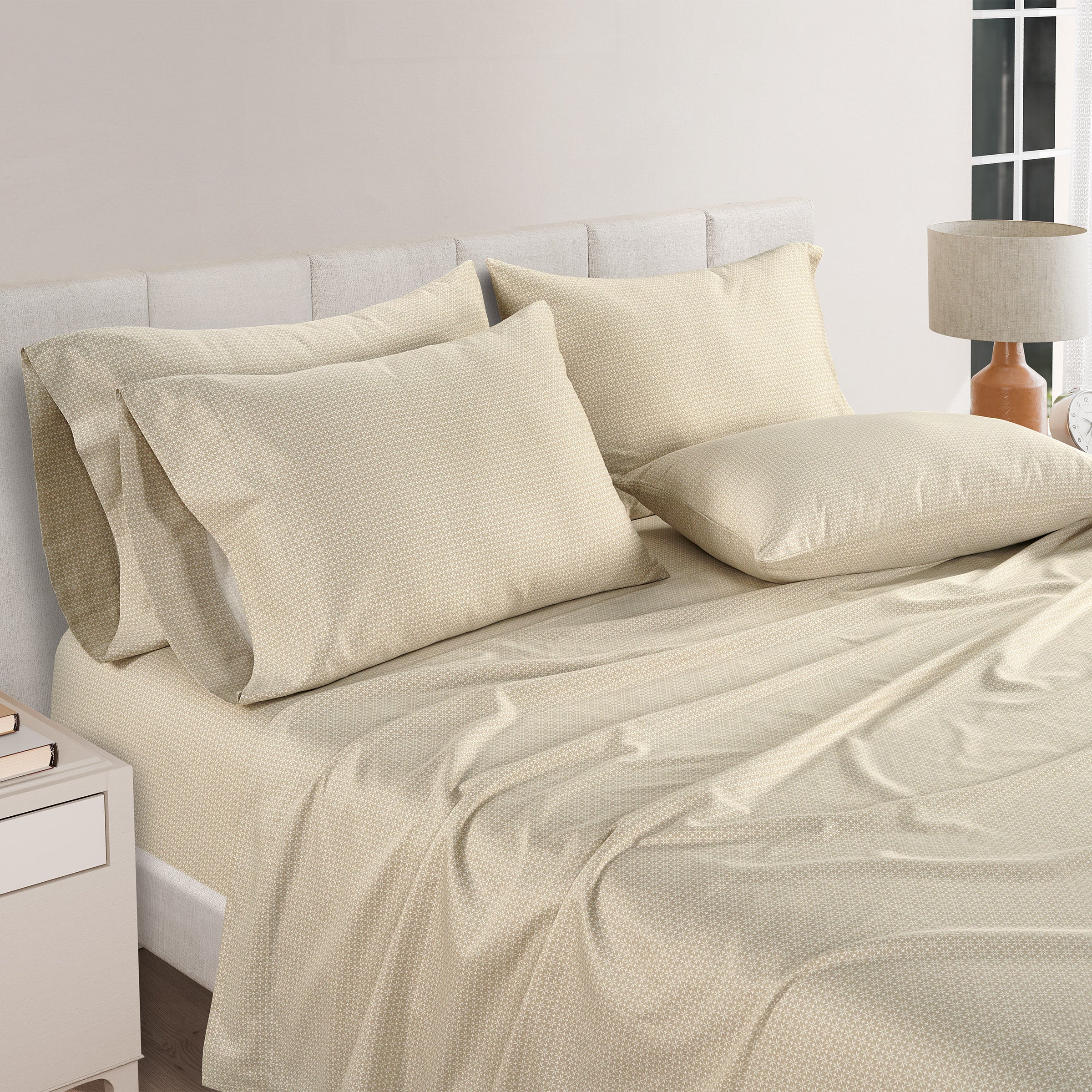 Pure Earth Organic 300 Thread Count 6-piece Sheet Set