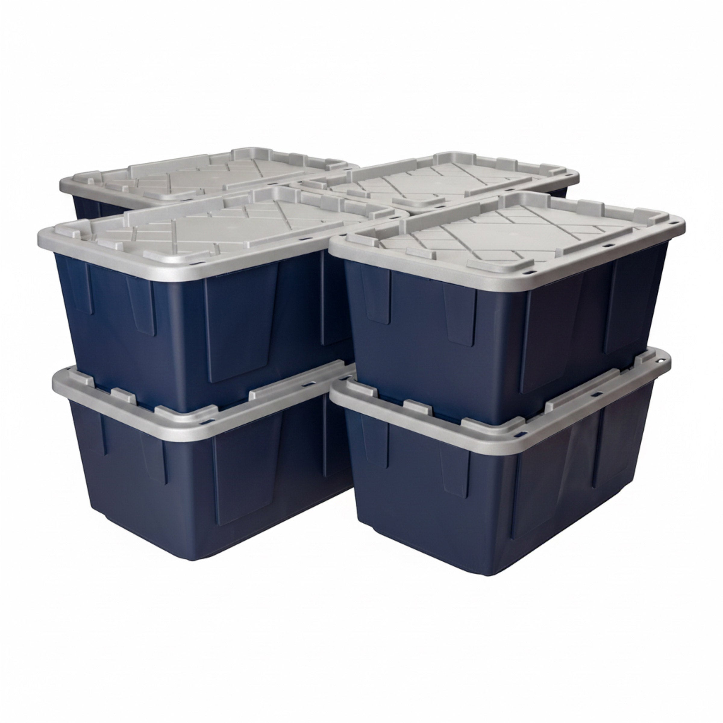 Greenmade 27 Gallon Tailgate Storage Bin, 8-pack