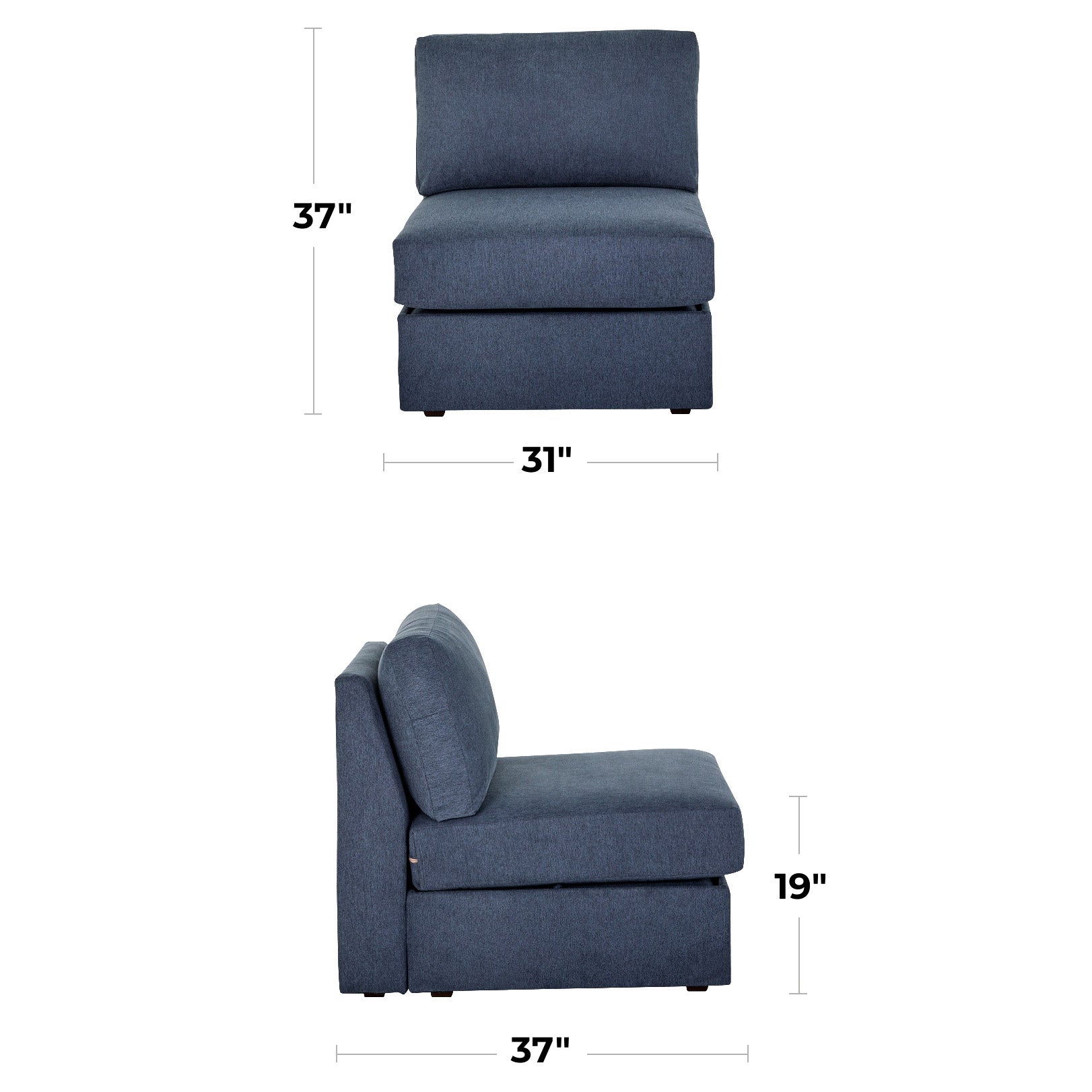 Flexsteel Flex Armless Chair