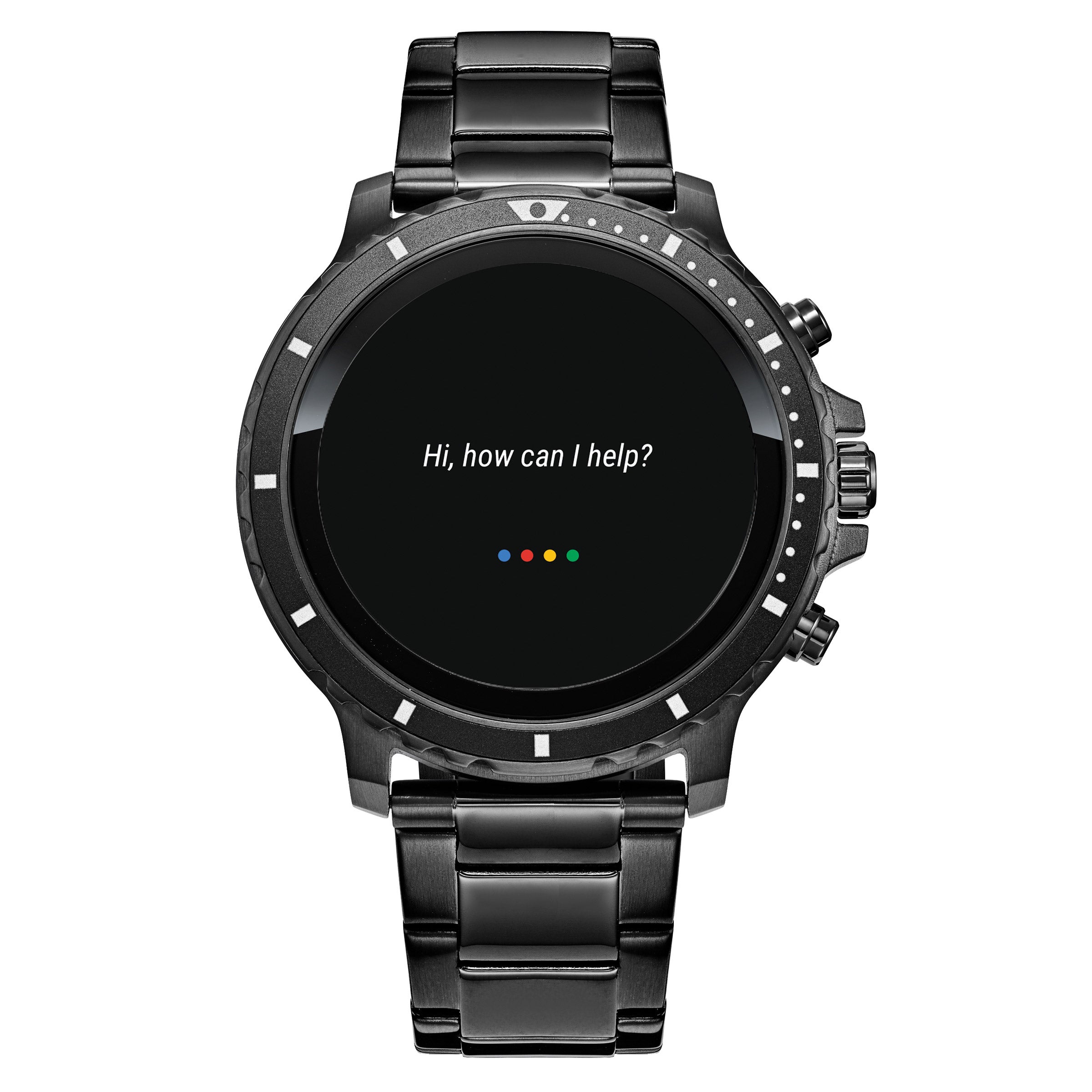Citizen CZ Smartwatch 46MM Grey IP Stainless Steel watch, Powered by Google Wear OS