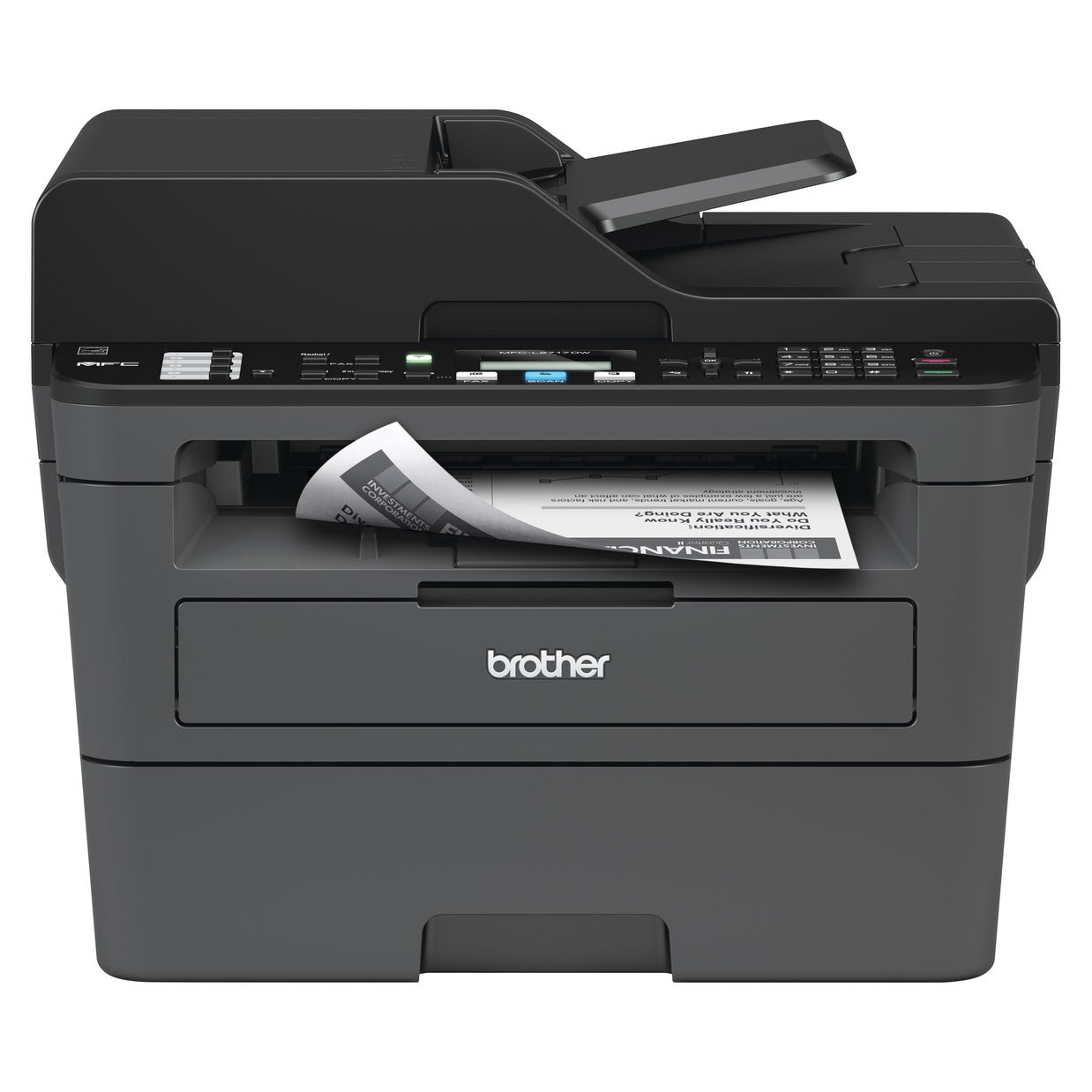 Brother MFC-L2717DW Monochrome Compact Laser All-in-One Printer