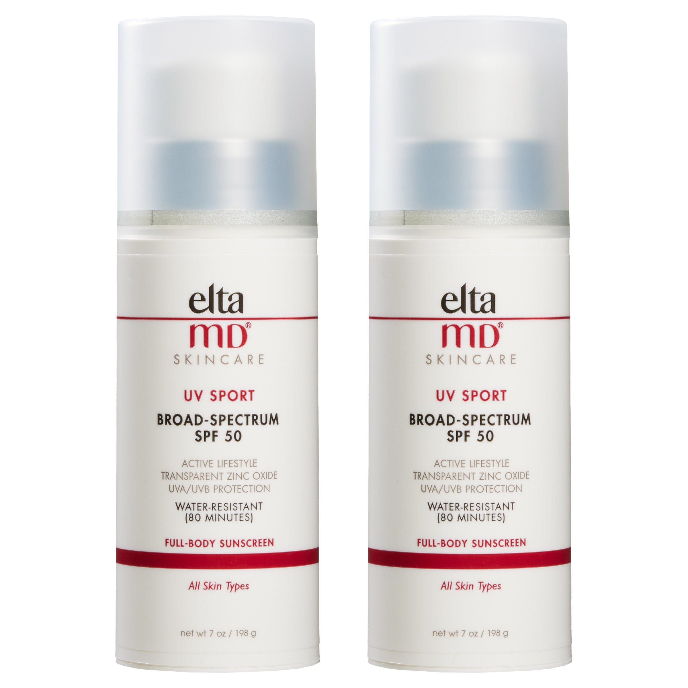 EltaMD UV Sport Broad-Spectrum Sunscreen SPF 50, 7.0 oz 2-pack