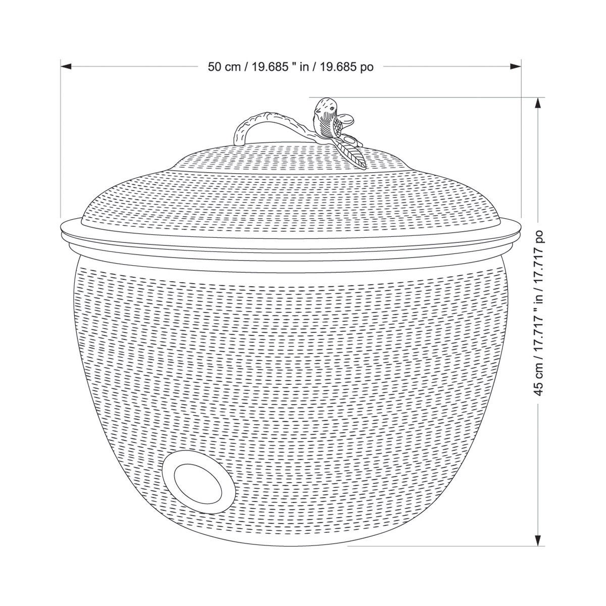 Mullally Copper Hose Pot