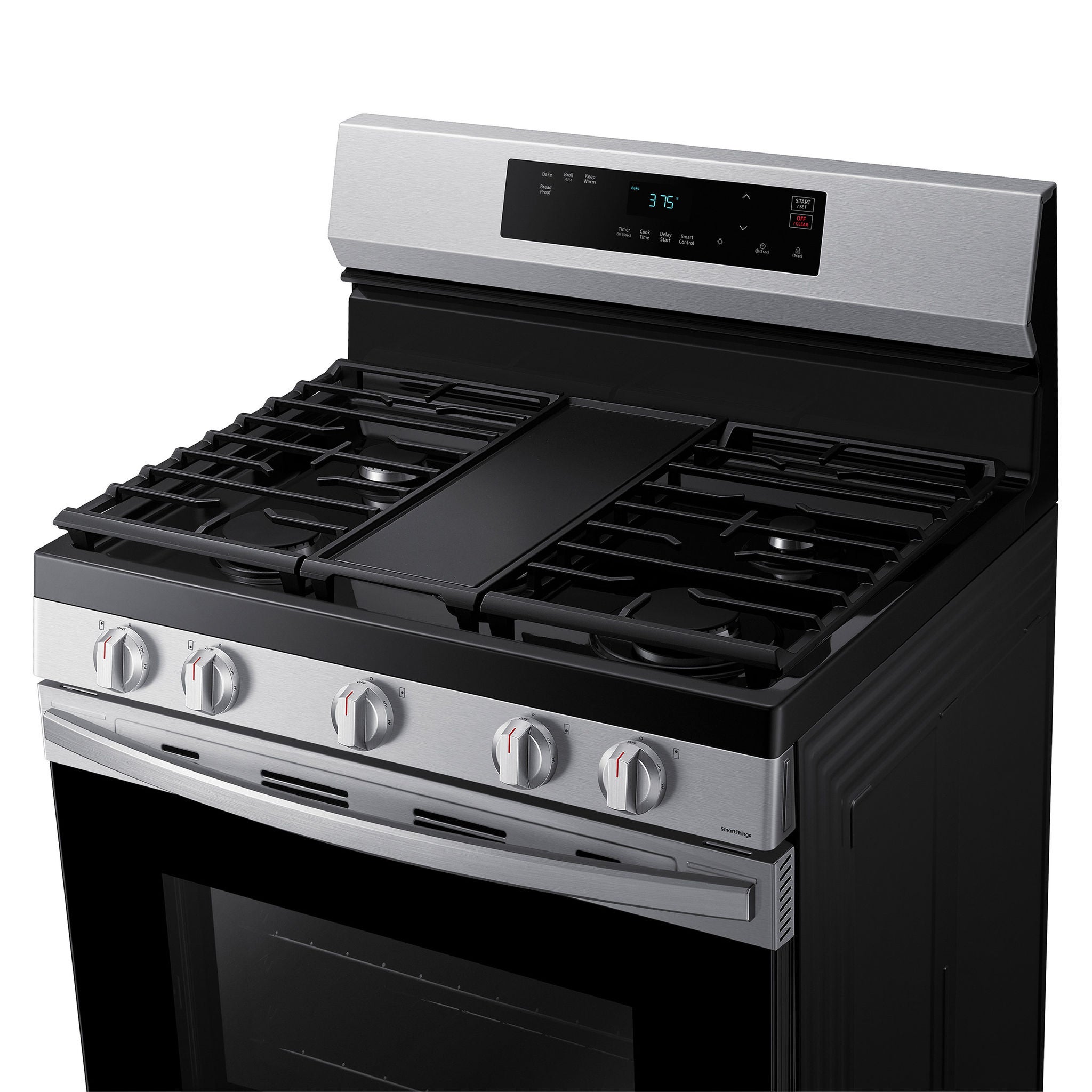 Samsung 6.0 cu. ft. Smart Freestanding Gas Range with Integrated Griddle