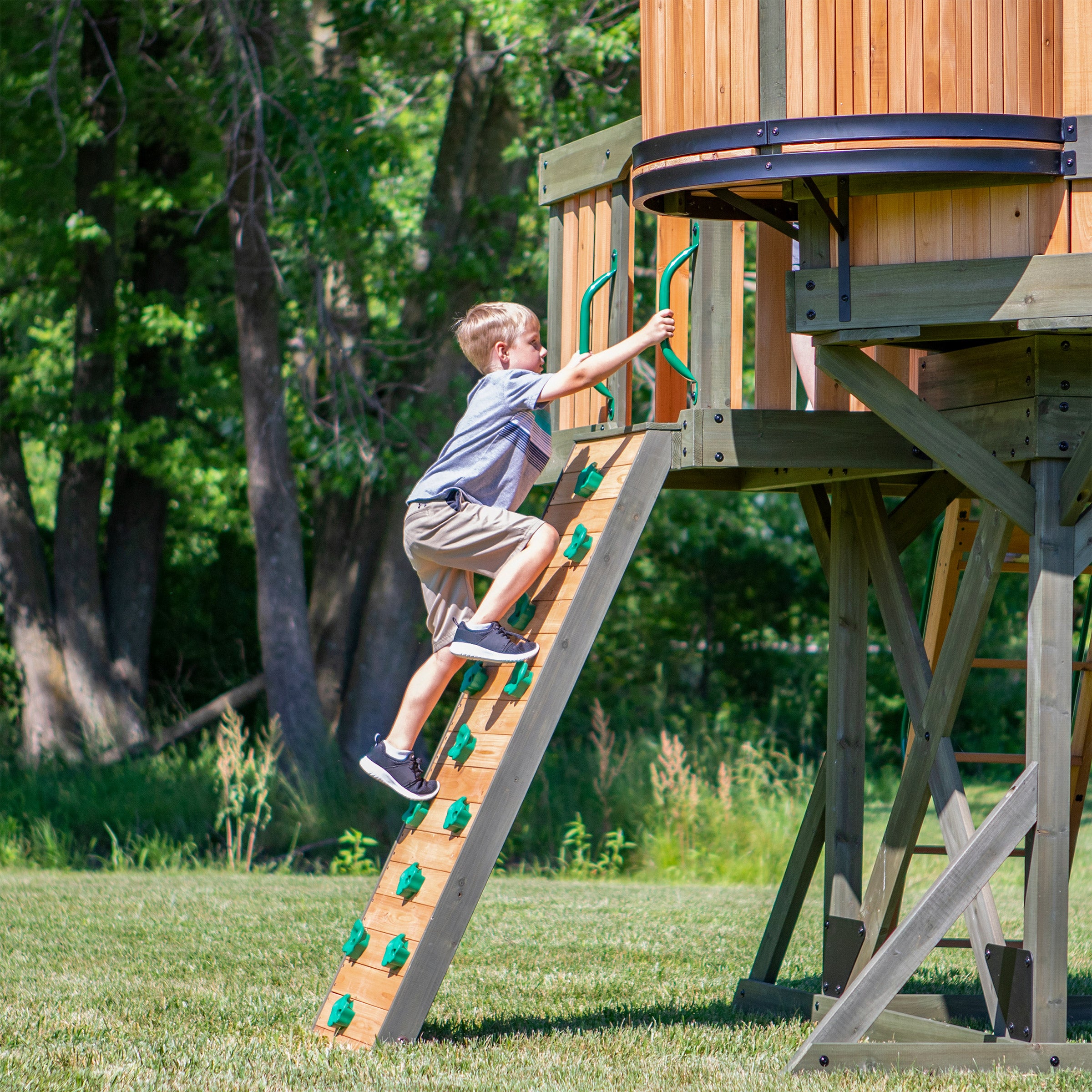 Backyard Discovery Eagle's Nest Elite Playset- Do It Yourself