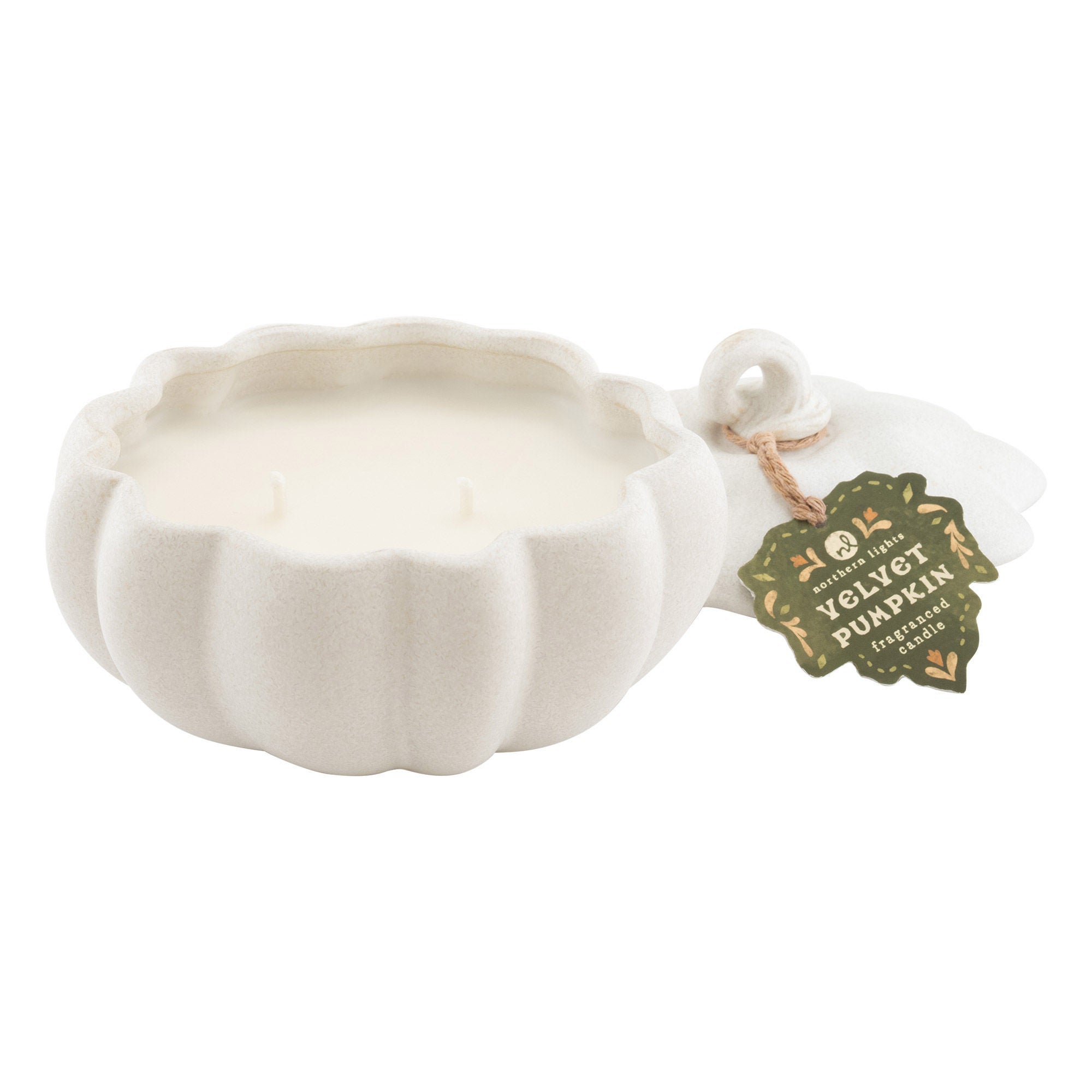 Northern Lights Ceramic 9 oz. Pumpkin Candle