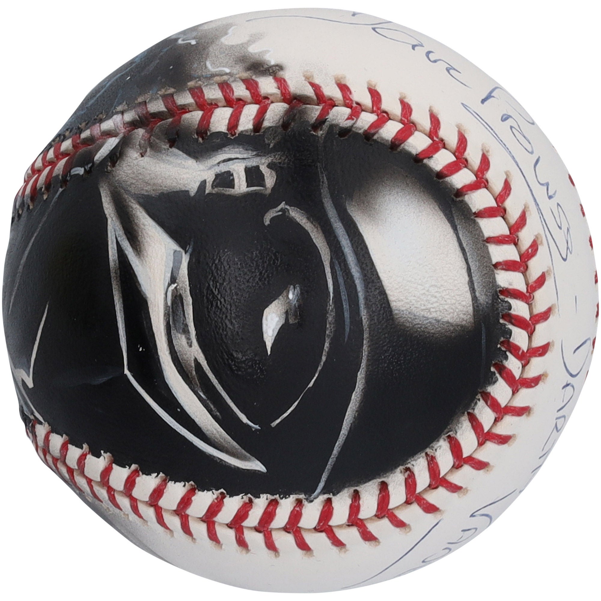 David Prowse Star Wars Autographed Baseball with "Darth Vader" Inscription - Art by DNA Paint - Fanatics Authenticated